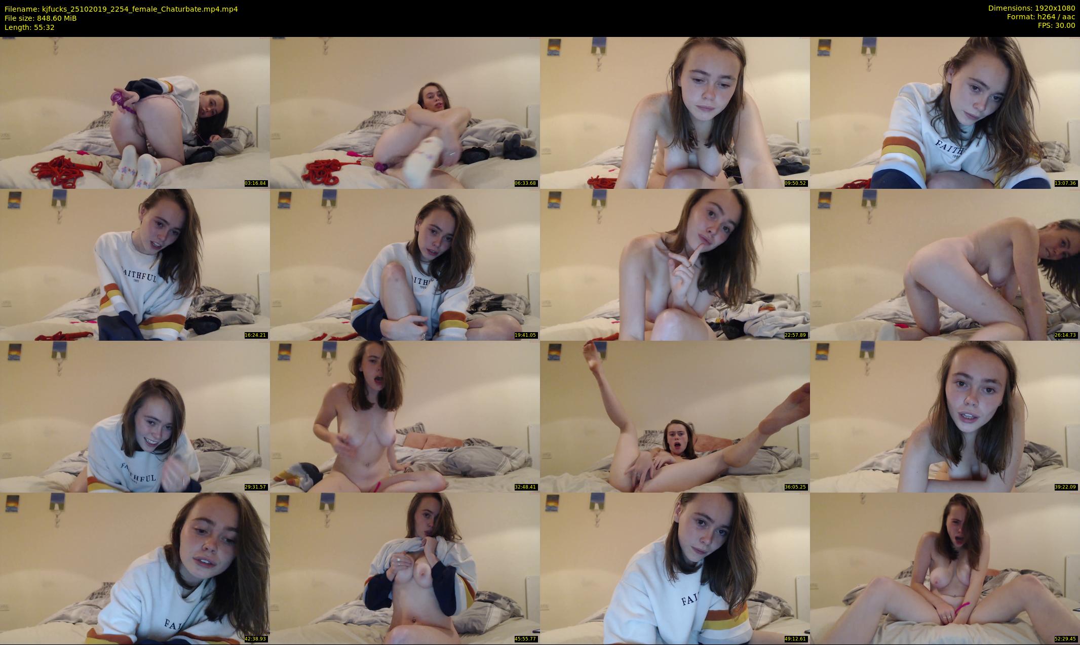 kjfucks — 56 minute Chaturbate couple cam show recording, 1080p, Oct 25, 2019