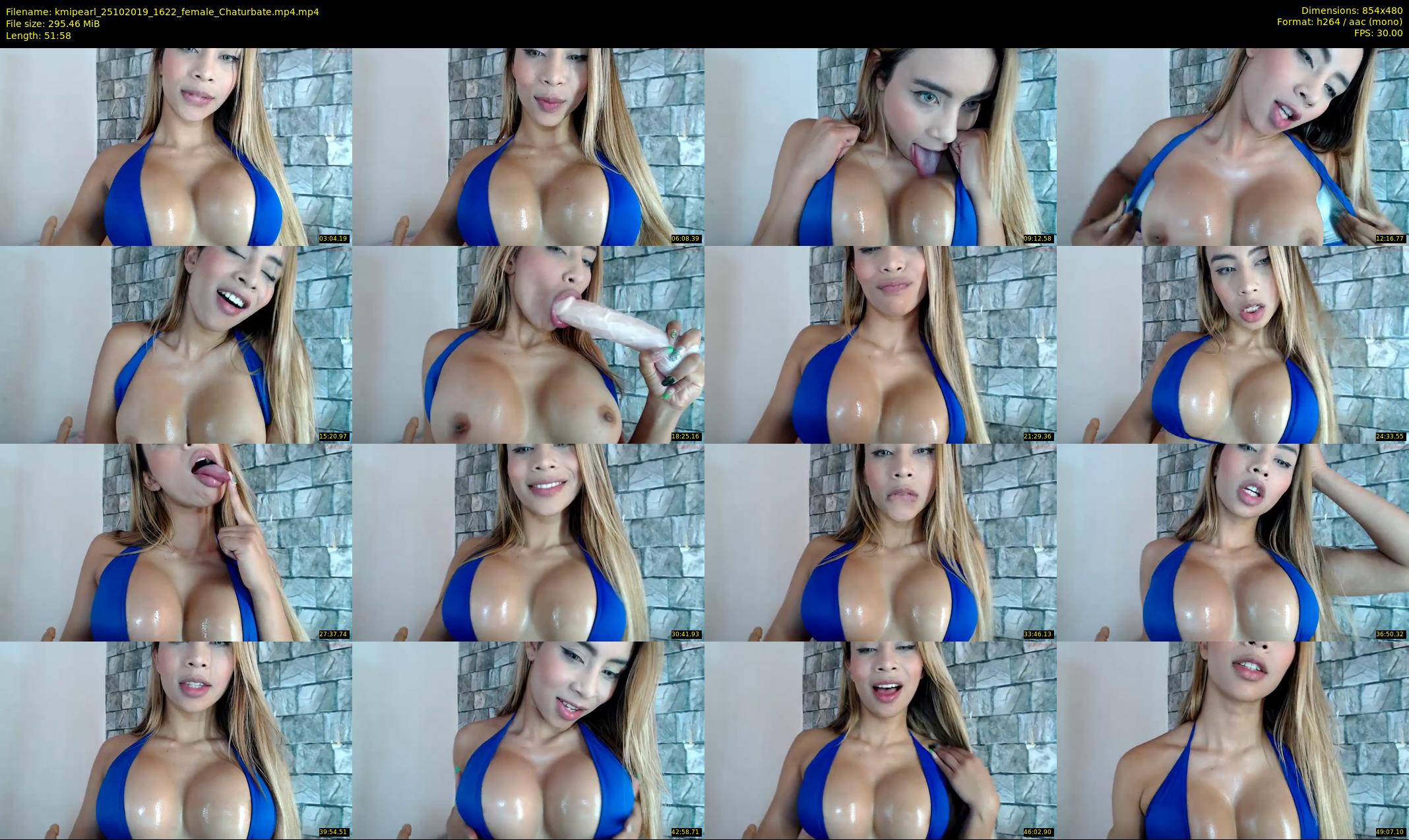 kmipearl — 52 minute Chaturbate female cam show recording, 480p, Oct 25, 2019