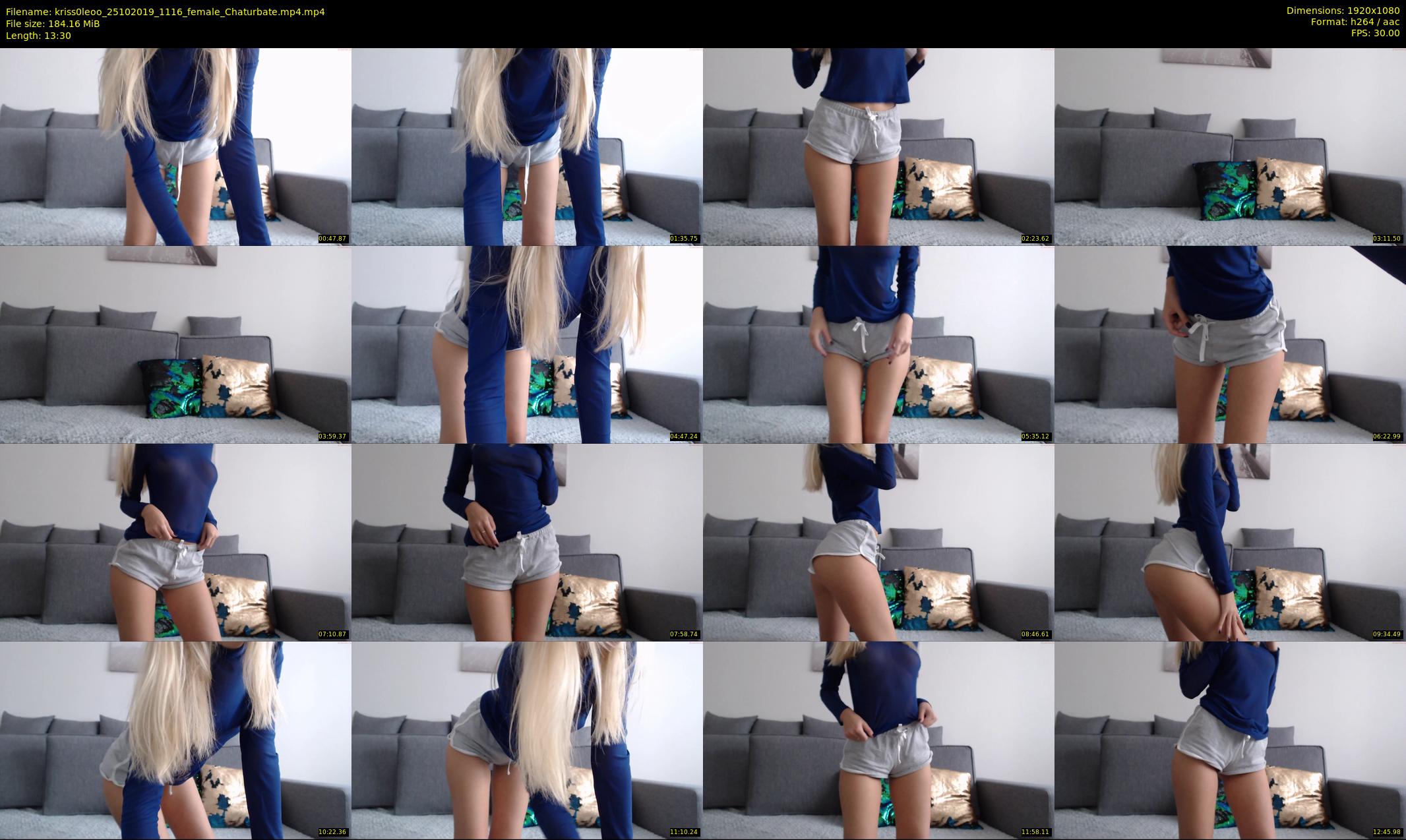 kriss0leoo — 14 minute Chaturbate couple cam show recording, 1080p, Oct 25, 2019