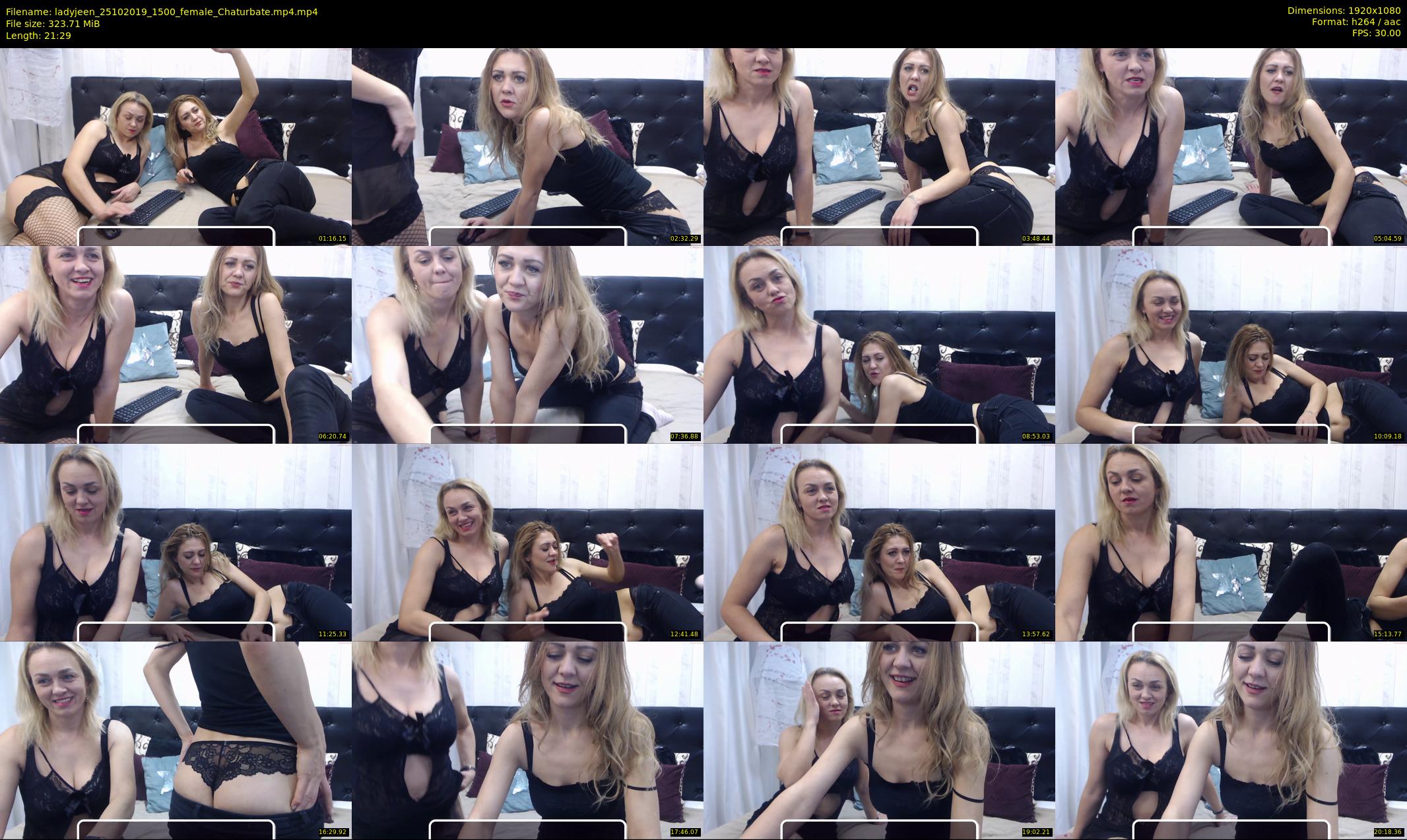 ladyjeen — 22 minute Chaturbate female cam show recording, 1080p, Oct 25, 2019