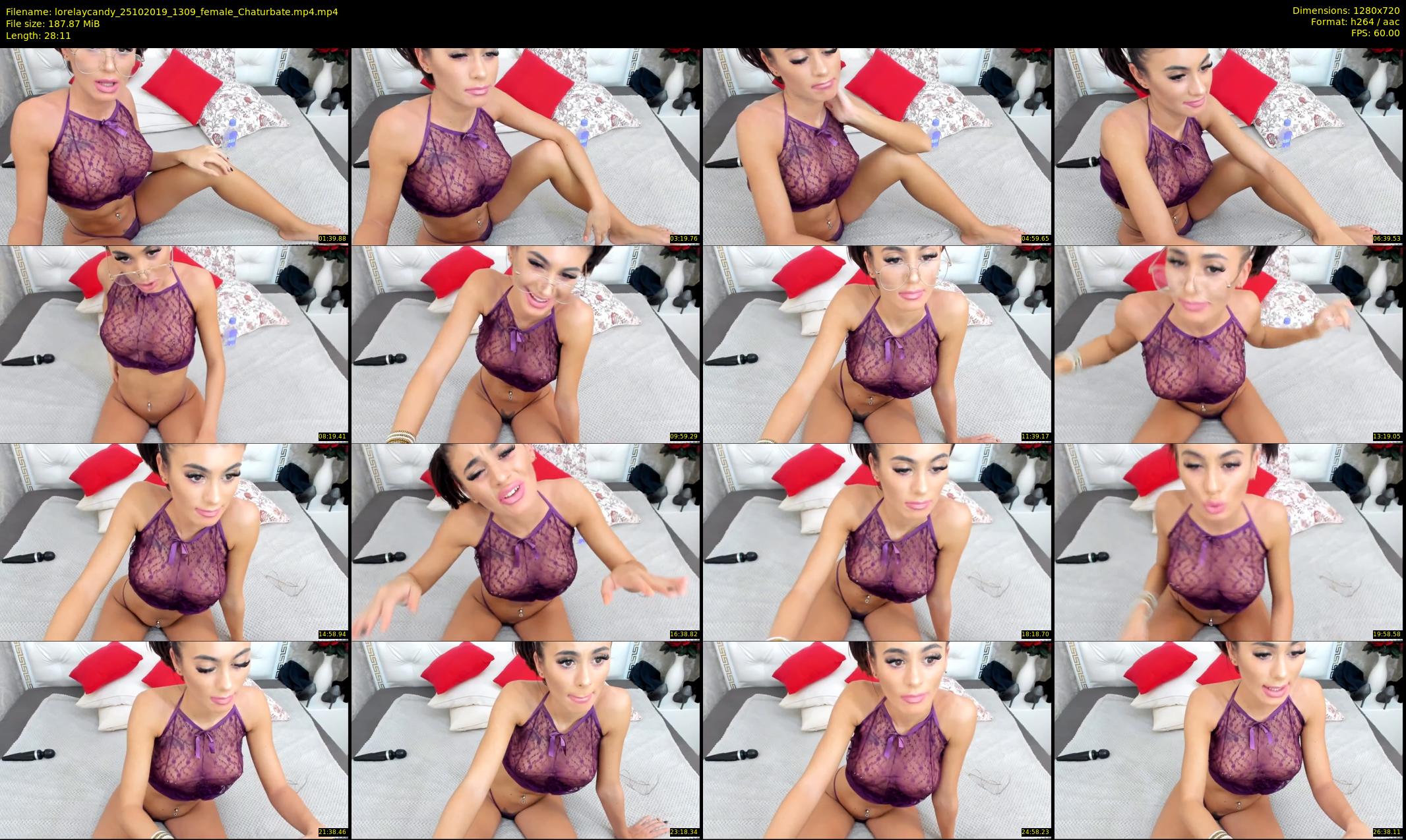 lorelaycandy — 29 minute Chaturbate female cam show recording, 720p, Oct 25, 2019
