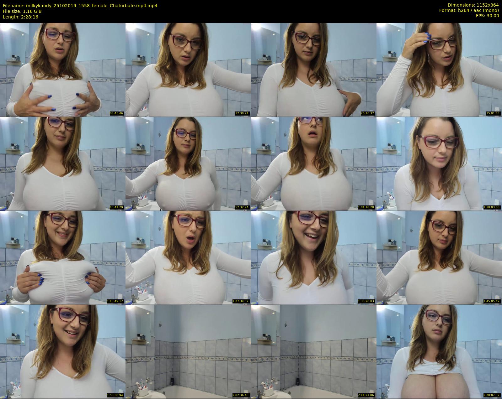 milkykandy — 149 minute Chaturbate female cam show recording, 720p, Oct 25, 2019