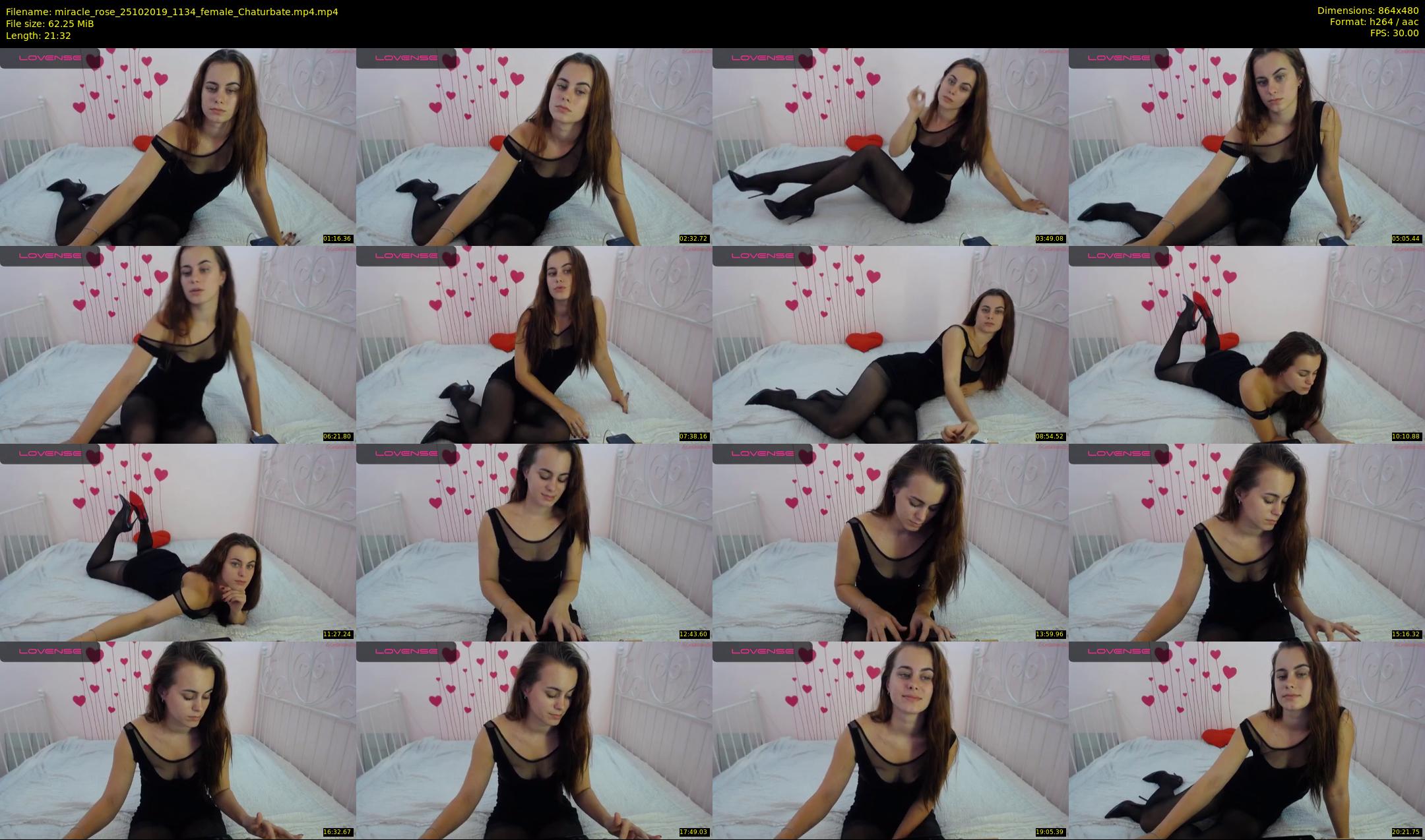 miracle_rose — 22 minute Chaturbate female cam show recording, 480p, Oct 25, 2019