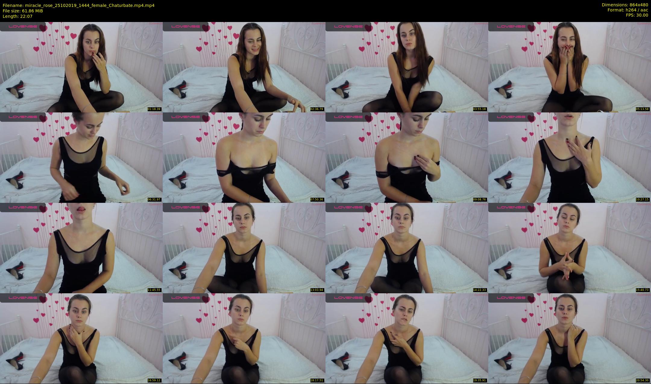miracle_rose — 23 minute Chaturbate female cam show recording, 480p, Oct 25, 2019