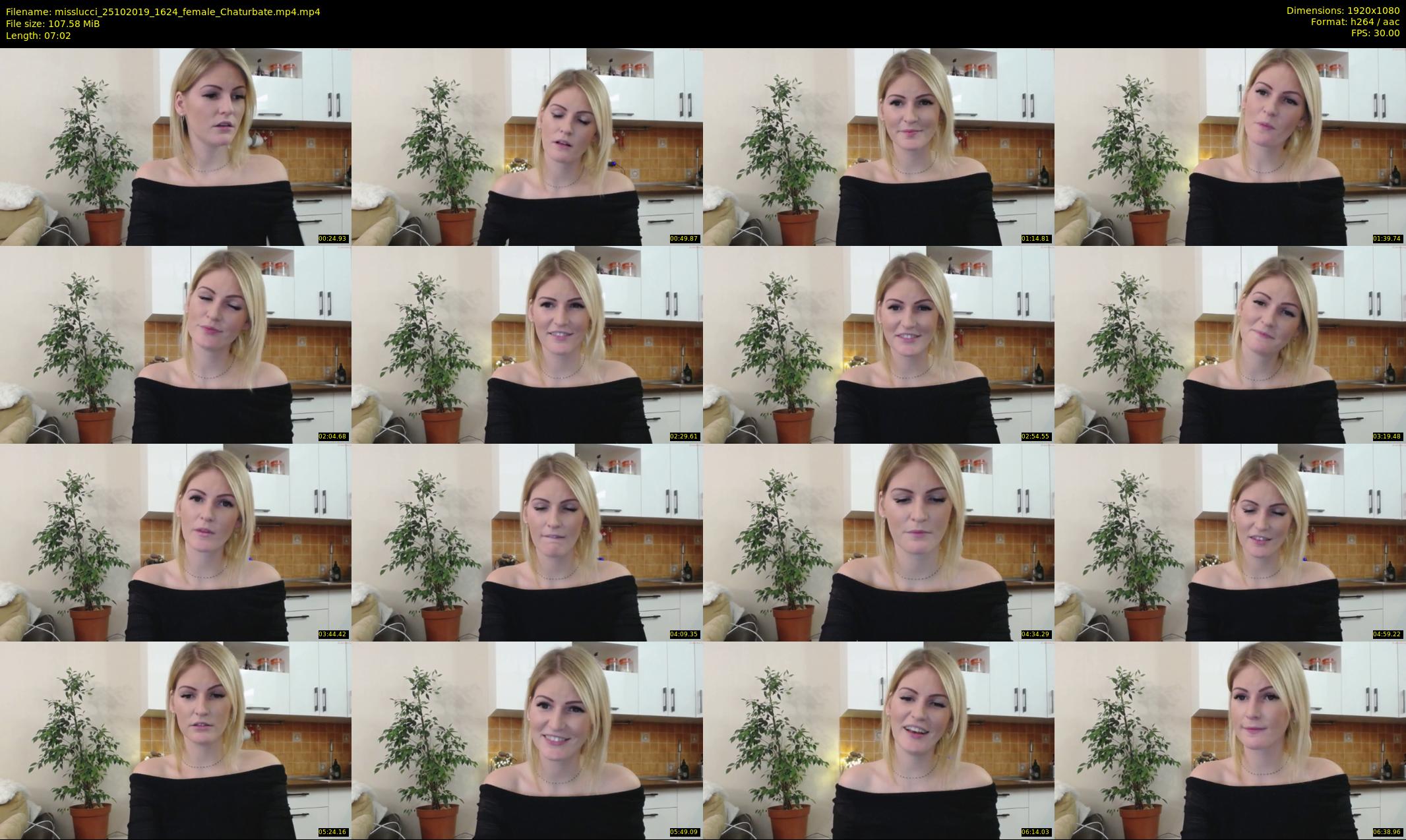 misslucci — 8 minute Chaturbate female cam show recording, 1080p, Oct 25, 2019