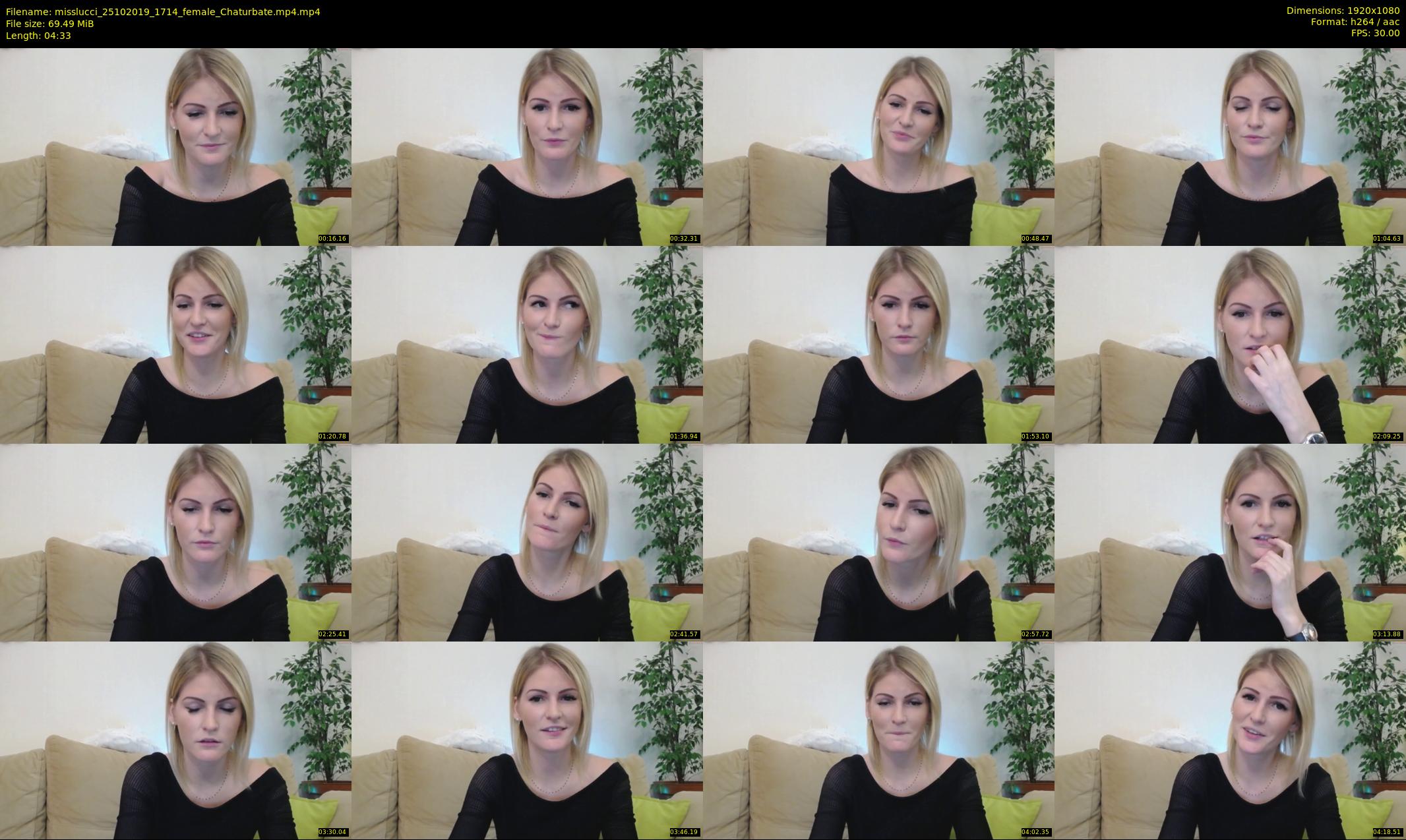 misslucci — 5 minute Chaturbate female cam show recording, 1080p, Oct 25, 2019