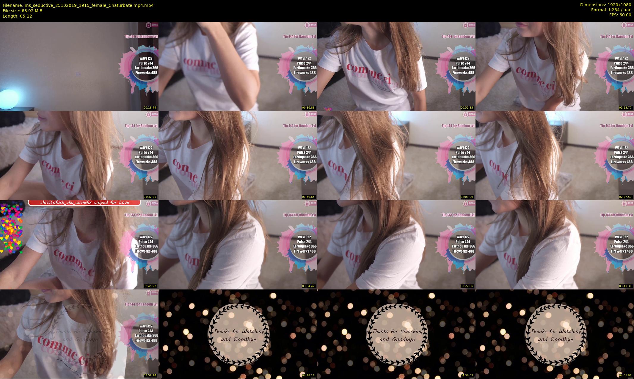 ms_seductive — 6 minute Chaturbate female cam show recording, 1080p, Oct 25, 2019
