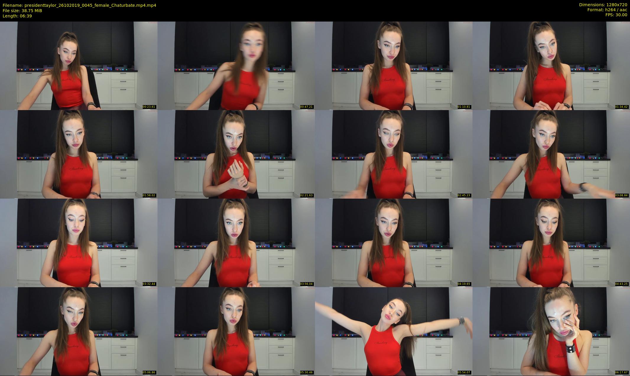 presidenttaylor — 7 minute Chaturbate female cam show recording, 720p, Oct 26, 2019