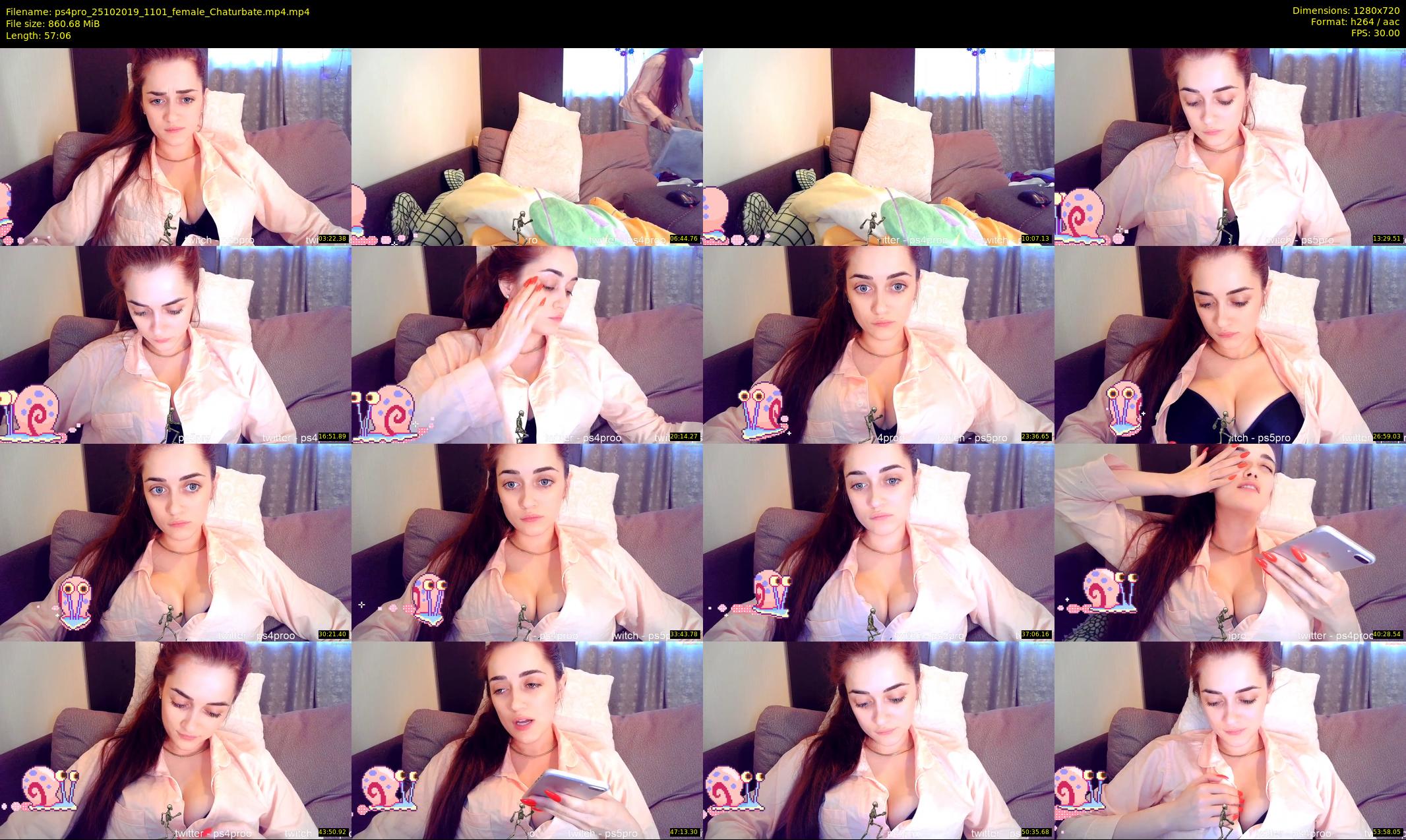 ps4pro — 58 minute Chaturbate female cam show recording, 720p, Oct 25, 2019