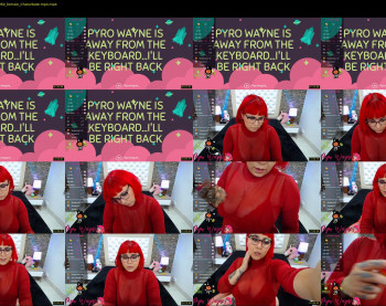 pyrowayne — 43 minute Chaturbate female cam show recording, 720p, Oct 26, 2019