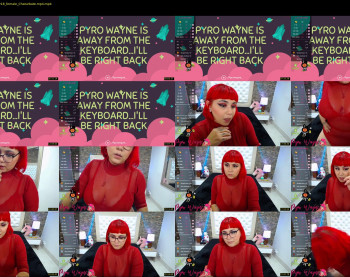 pyrowayne — 43 minute Chaturbate female cam show recording, 720p, Oct 26, 2019
