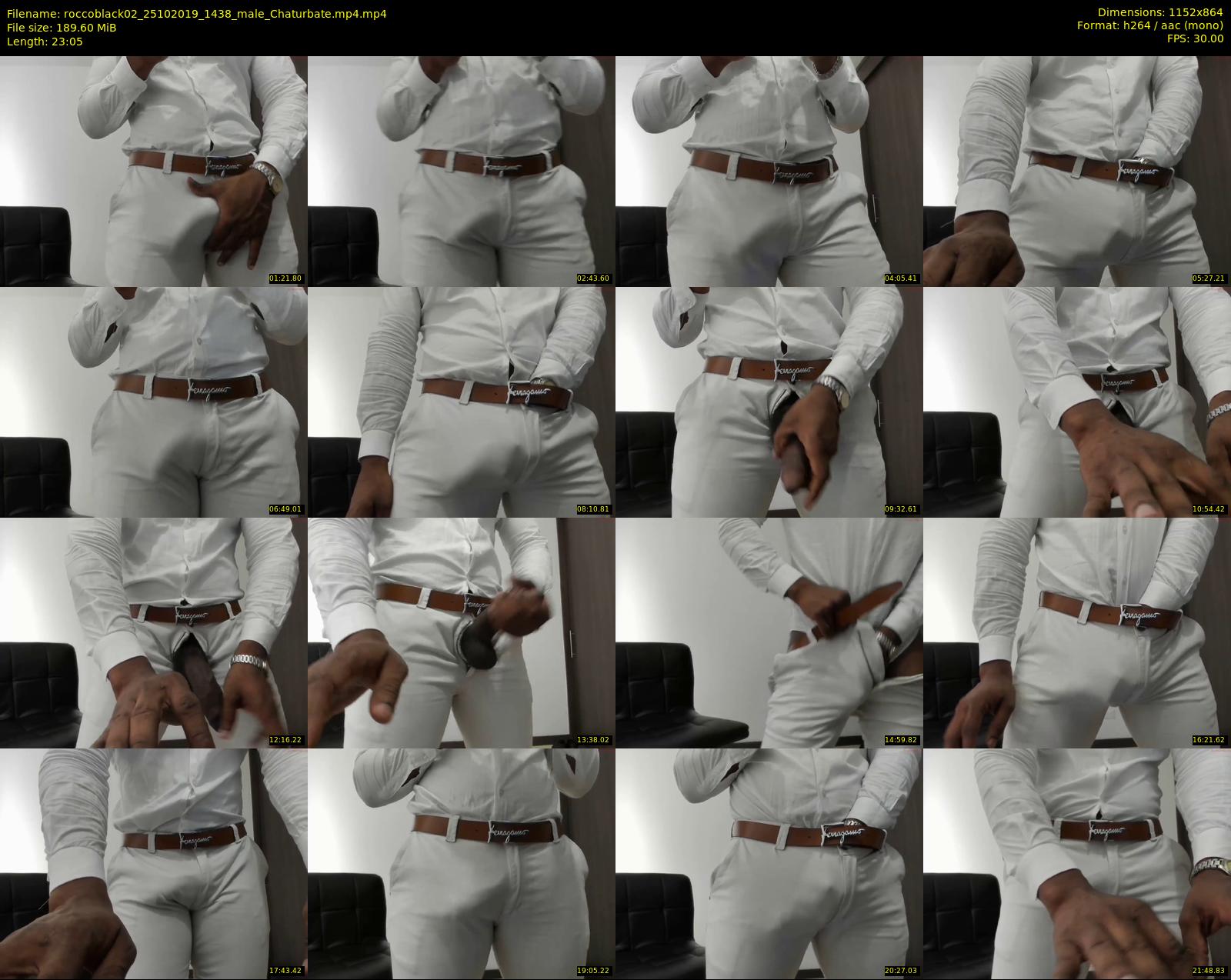 roccoblack02 — 24 minute Chaturbate male cam show recording, 720p, Oct 25, 2019