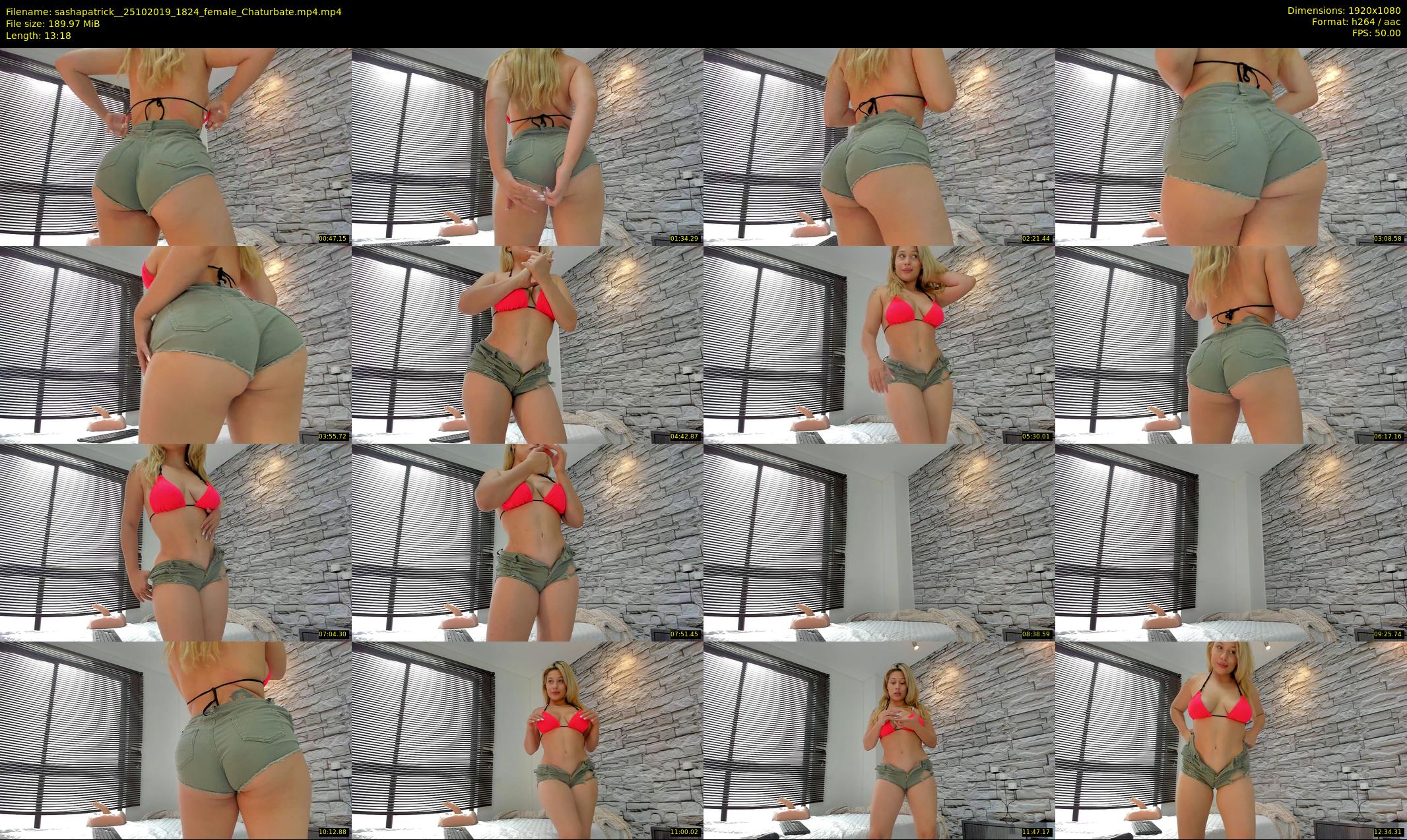 sashapatrick_ — 14 minute Chaturbate female cam show recording, 1080p, Oct 25, 2019