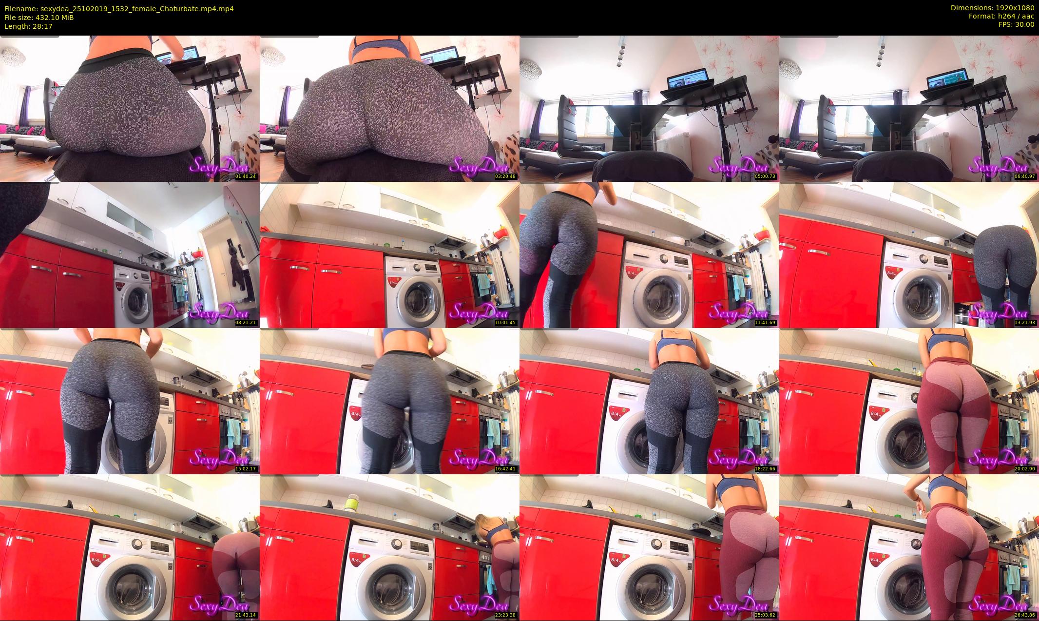 sexydea — 29 minute Chaturbate female cam show recording, 1080p, Oct 25, 2019