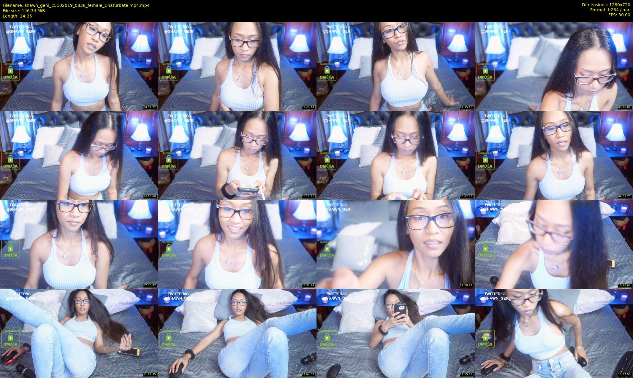shawn_geni — 15 minute Chaturbate couple cam show recording, 720p, Oct 25, 2019
