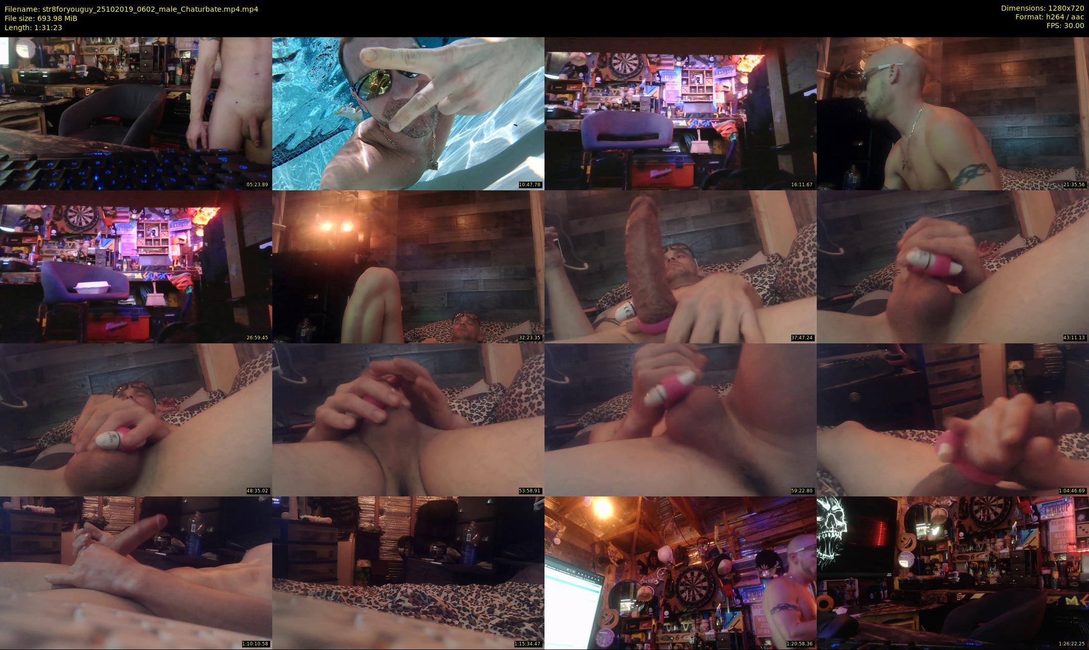 str8foryouguy — 92 minute Chaturbate male cam show recording, 720p, Oct 25, 2019