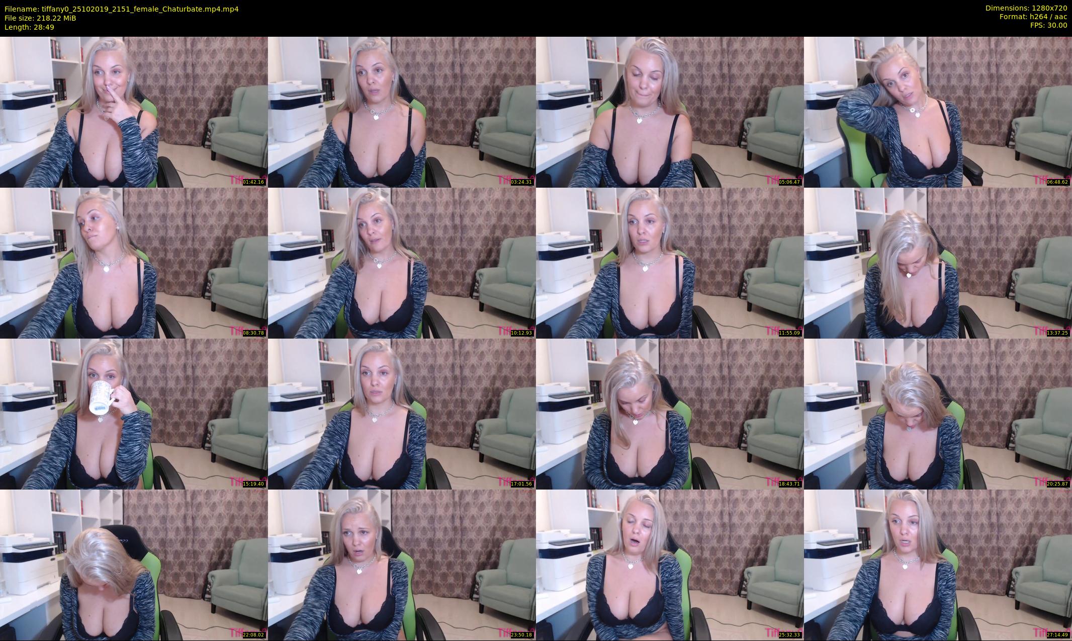 tiffany0 — 29 minute Chaturbate female cam show recording, 720p, Oct 25, 2019
