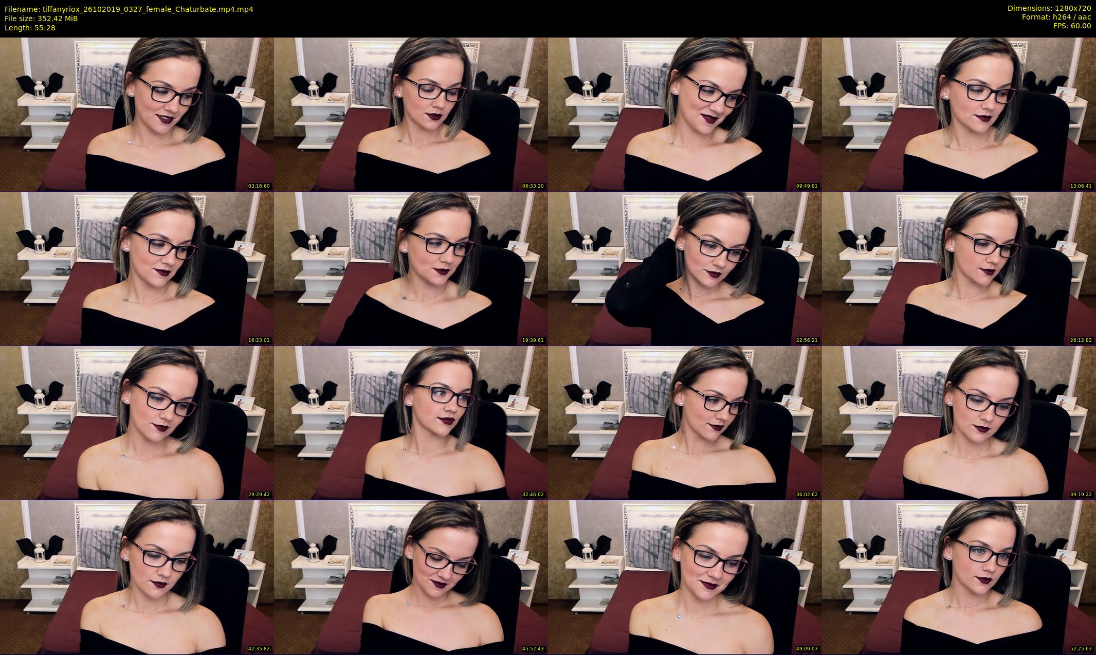 tiffanyriox — 56 minute Chaturbate female cam show recording, 720p, Oct 26, 2019