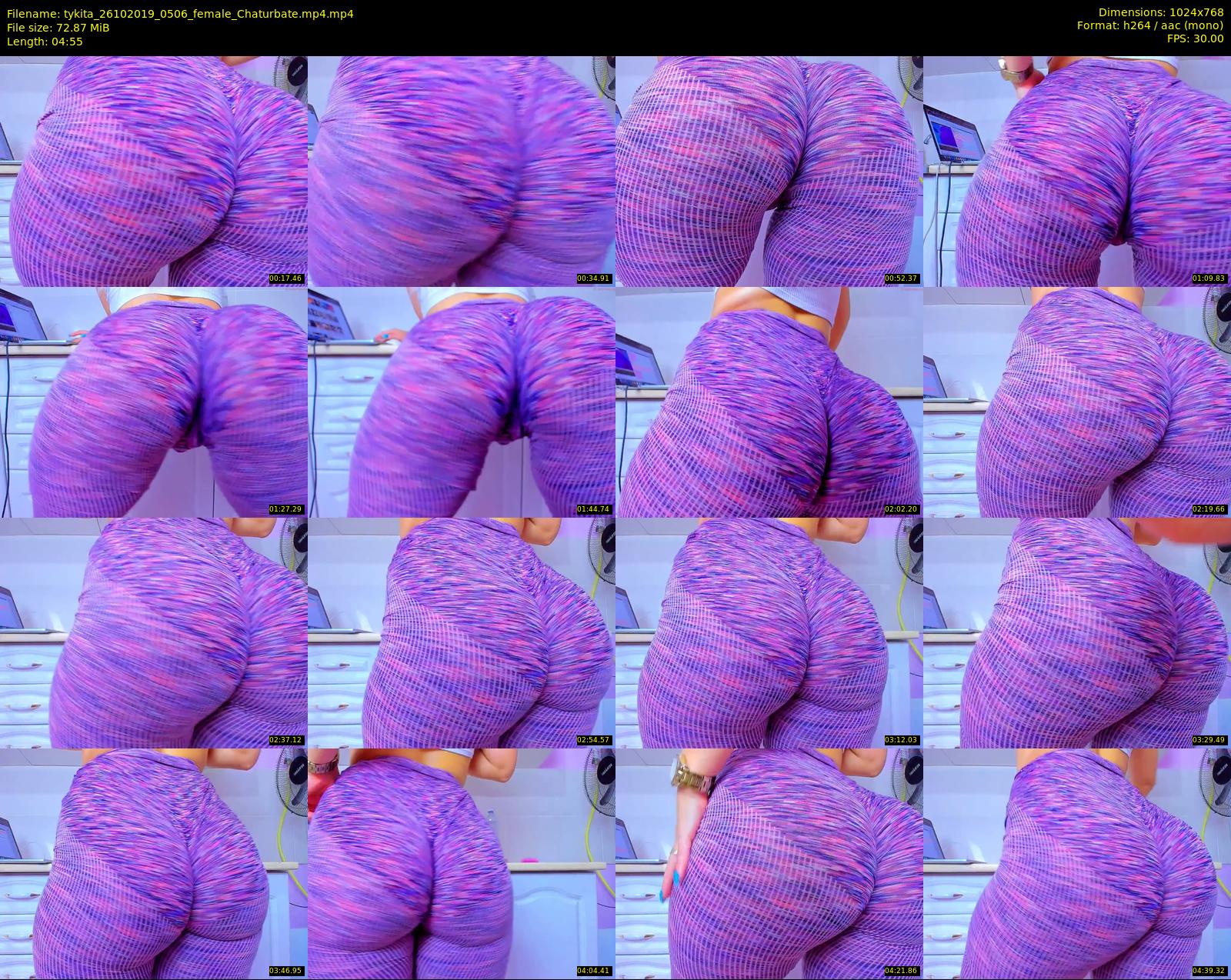 tykita — 5 minute Chaturbate female cam show recording, 720p, Oct 26, 2019