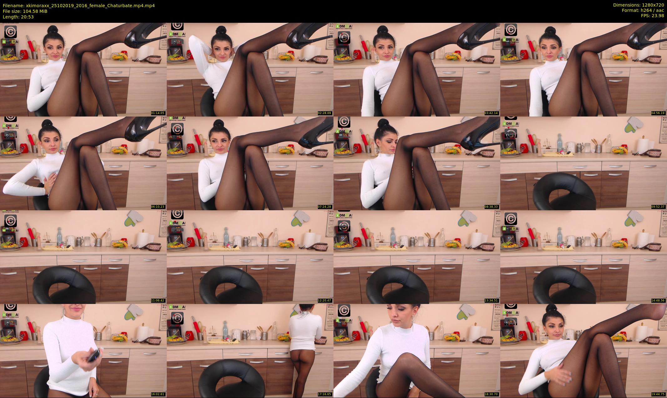 xkimoraxx — 21 minute Chaturbate female cam show recording, 720p, Oct 25, 2019