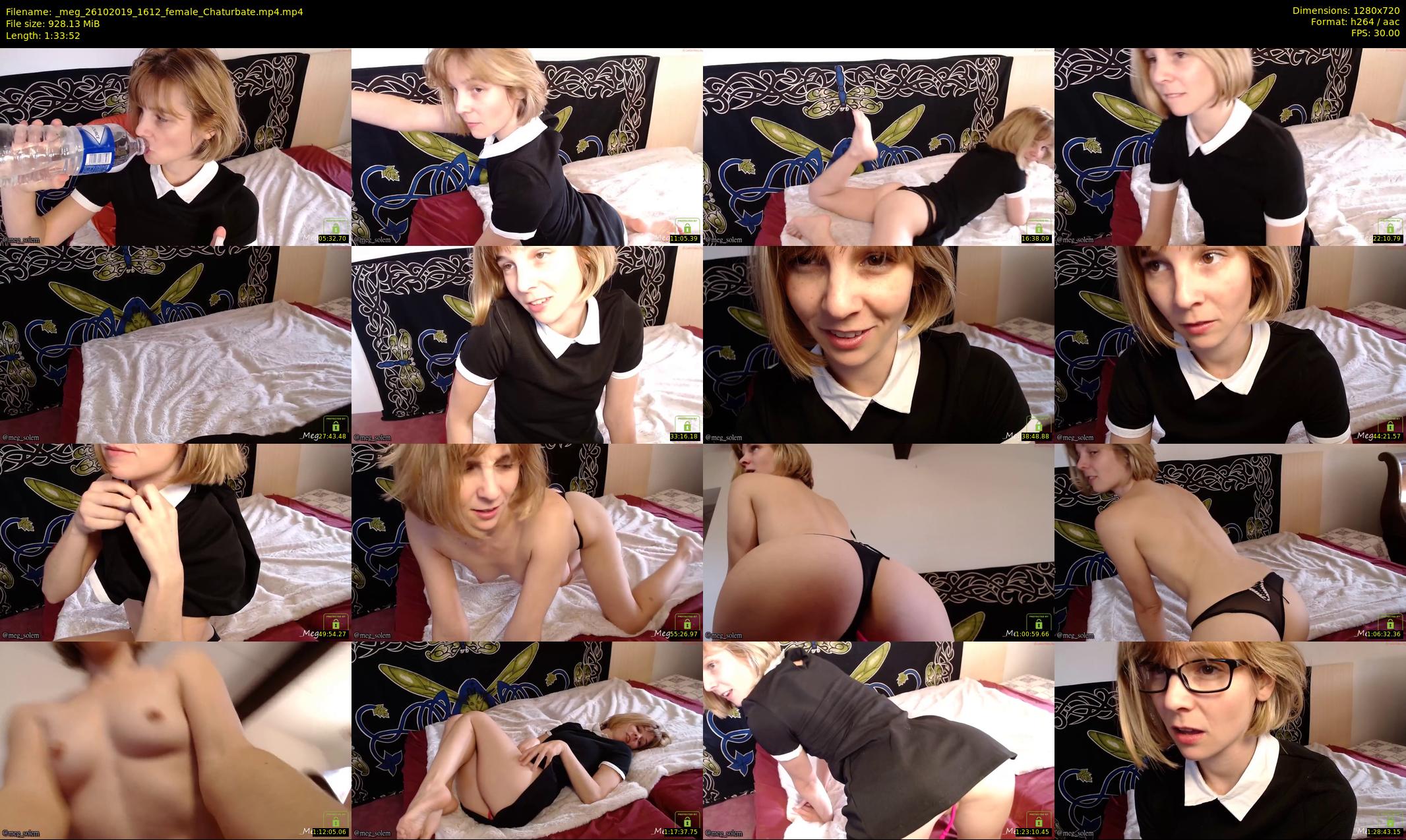 _meg — 94 minute Chaturbate female cam show recording, 720p, Oct 26, 2019