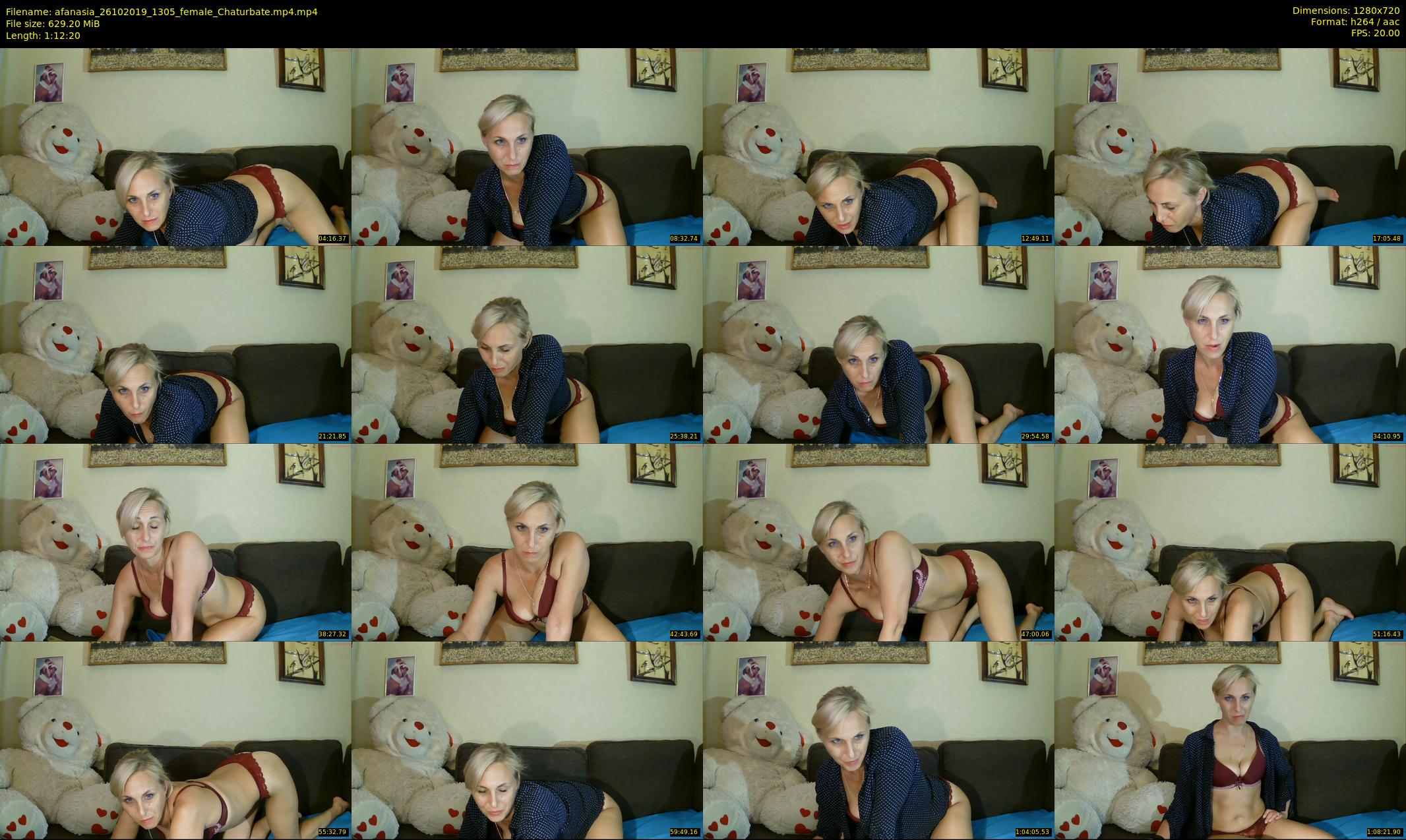 afanasia — 73 minute Chaturbate female cam show recording, 720p, Oct 26, 2019