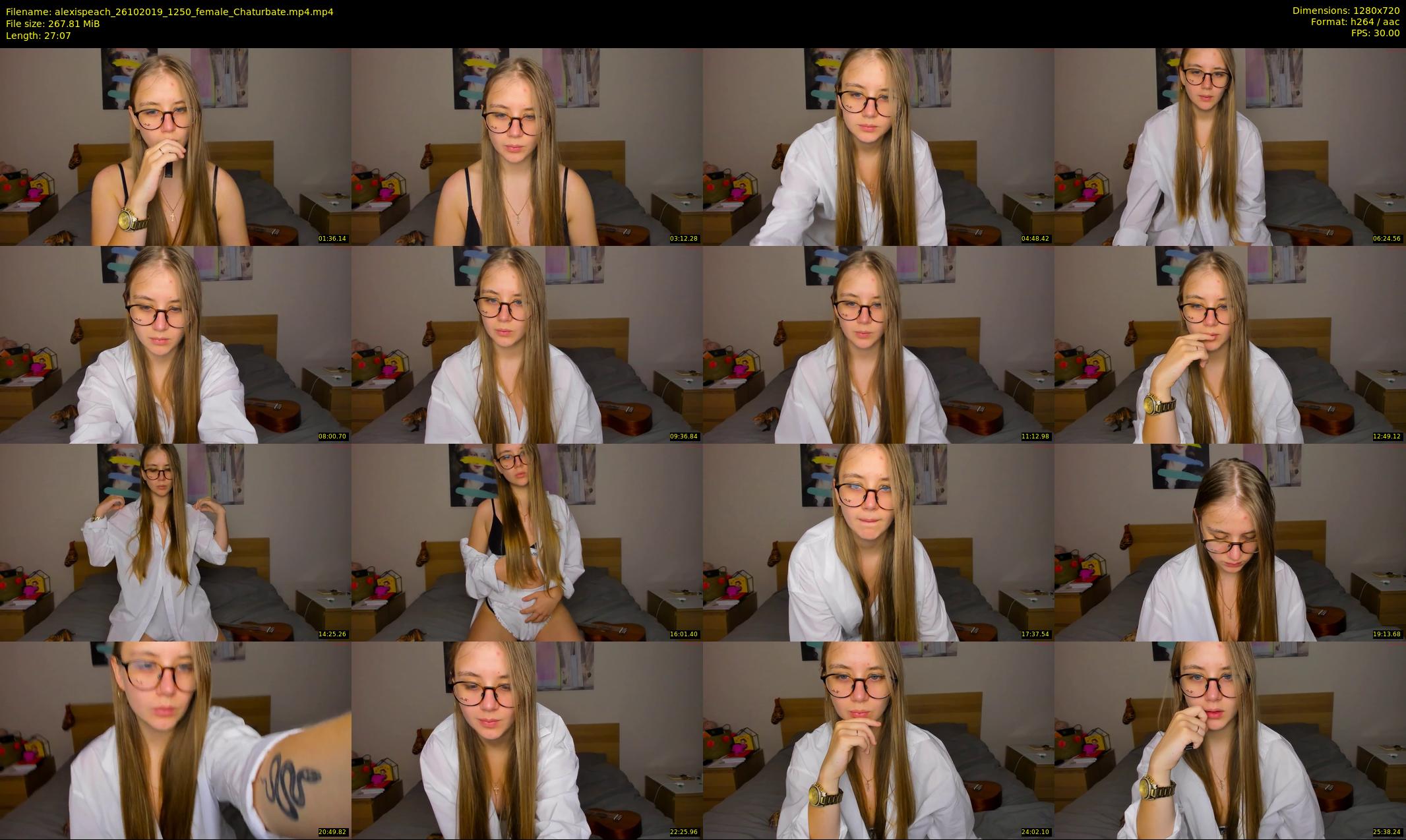 alexispeach — 28 minute Chaturbate female cam show recording, 720p, Oct 26, 2019