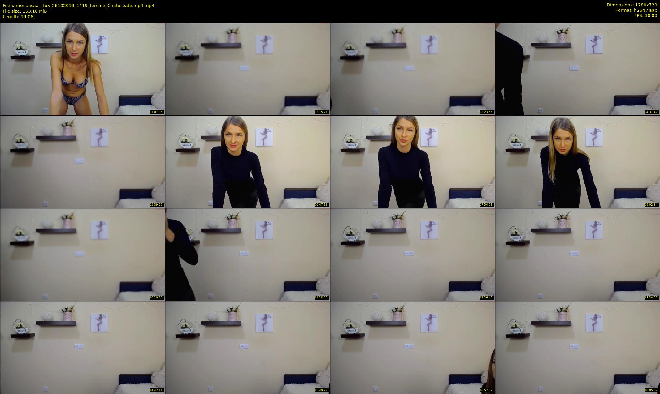 alisaa__fox — 20 minute Chaturbate female cam show recording, 720p, Oct 26, 2019