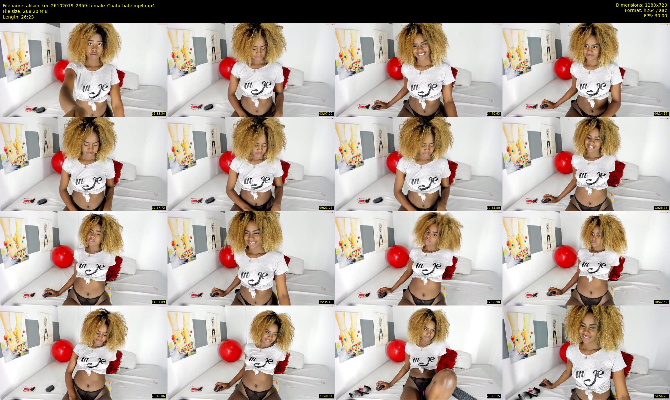 alison_ker — 27 minute Chaturbate female cam show recording, 720p, Oct 26, 2019