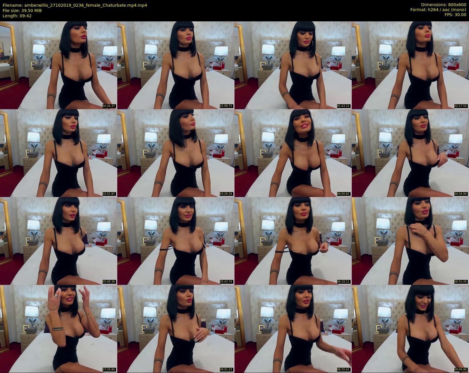 amberwillis — 10 minute Chaturbate female cam show recording, 480p, Oct 27, 2019