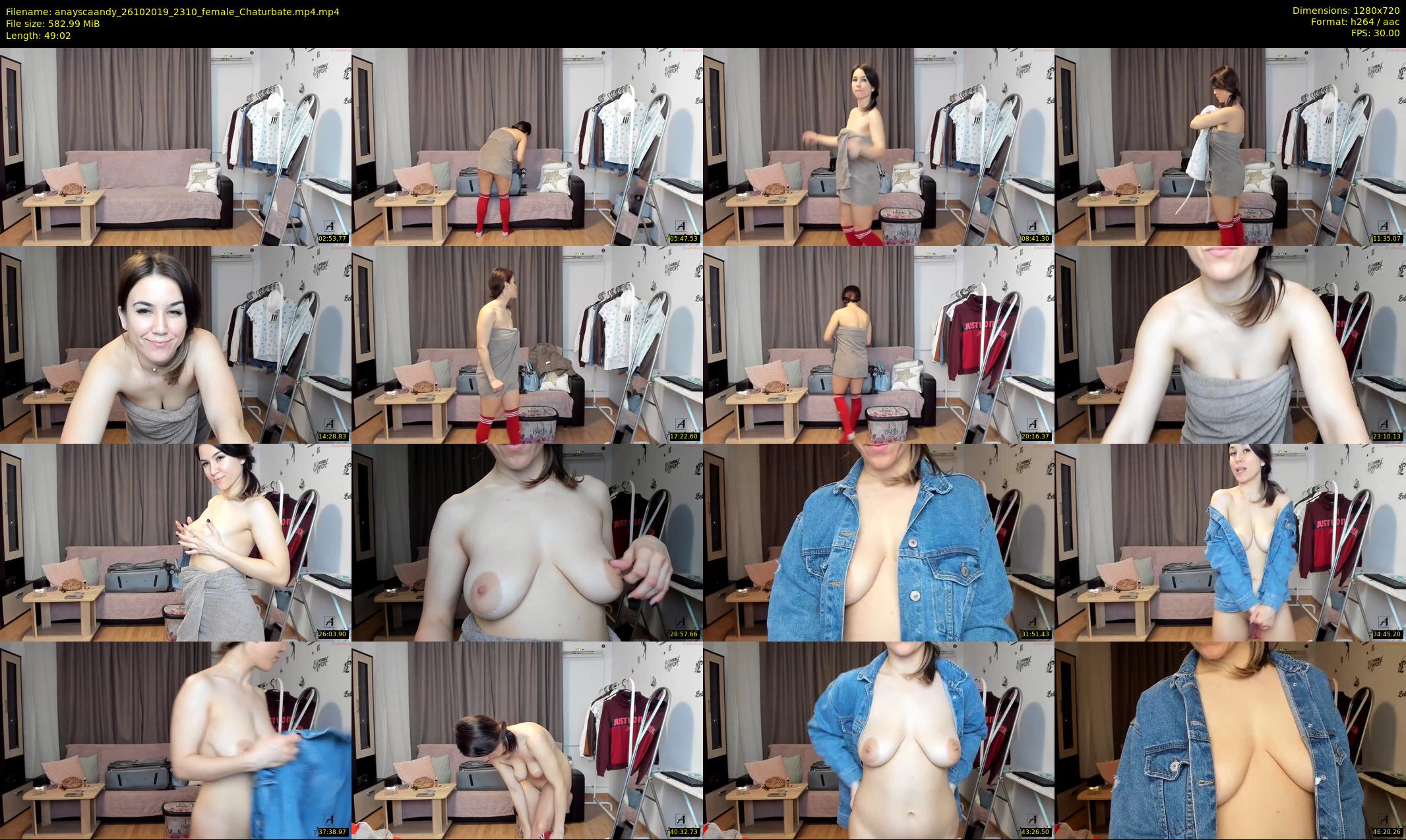 anayscaandy — 50 minute Chaturbate female cam show recording, 720p, Oct 26, 2019