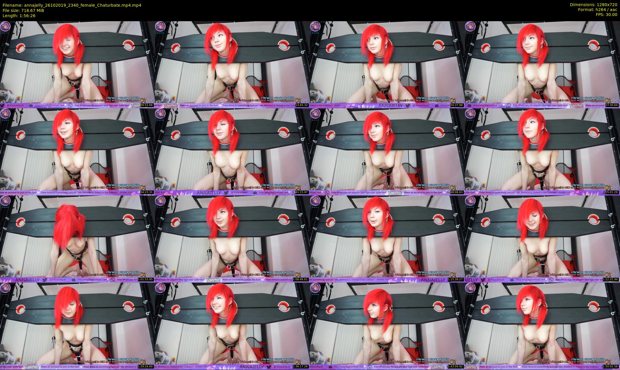 annajelly — 117 minute Chaturbate couple cam show recording, 720p, Oct 26, 2019