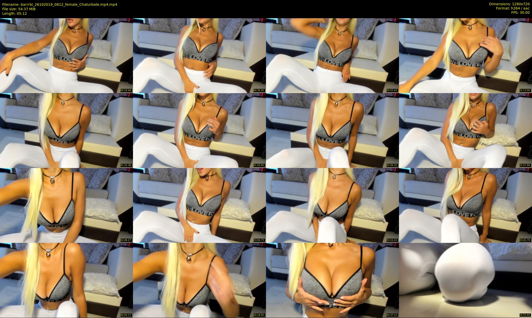 barrrbi — 6 minute Chaturbate female cam show recording, 720p, Oct 26, 2019