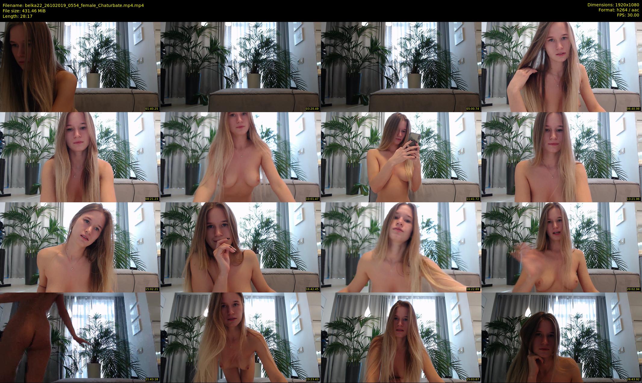 belka22 — 29 minute Chaturbate female cam show recording, 1080p, Oct 26, 2019