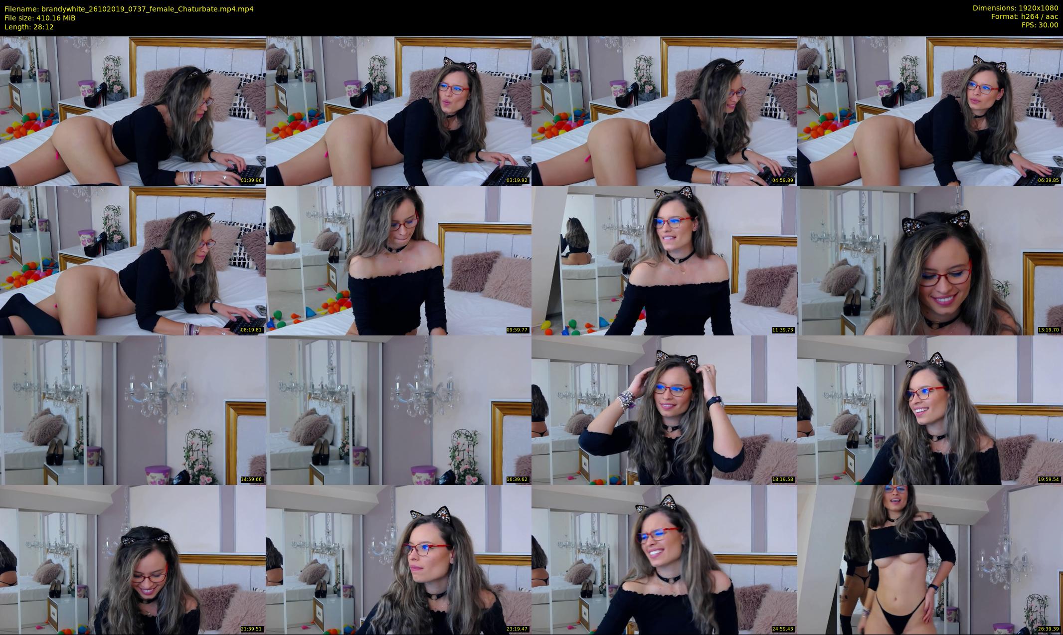 brandywhite — 29 minute Chaturbate female cam show recording, 1080p, Oct 26, 2019