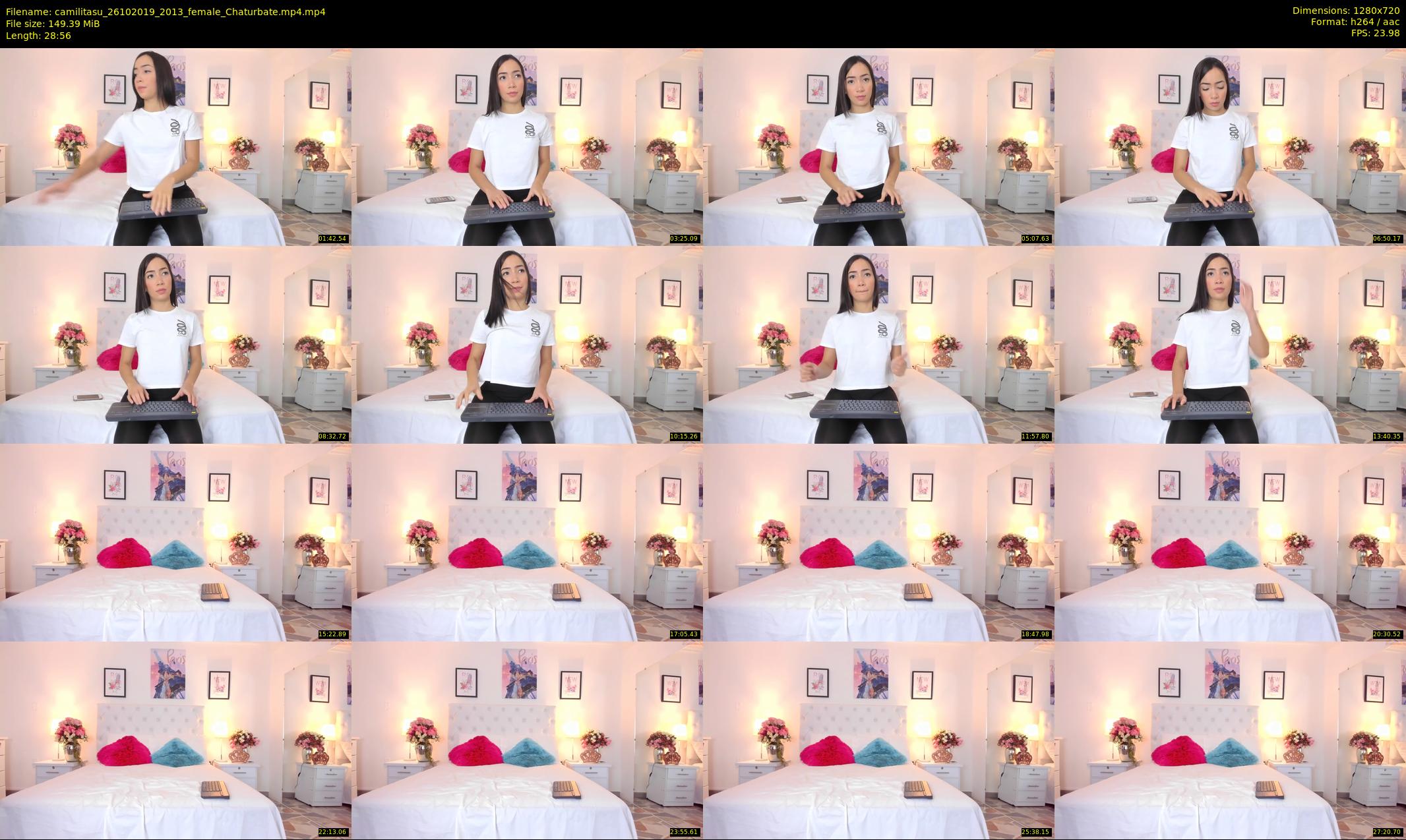camilitasu — 29 minute Chaturbate female cam show recording, 720p, Oct 26, 2019
