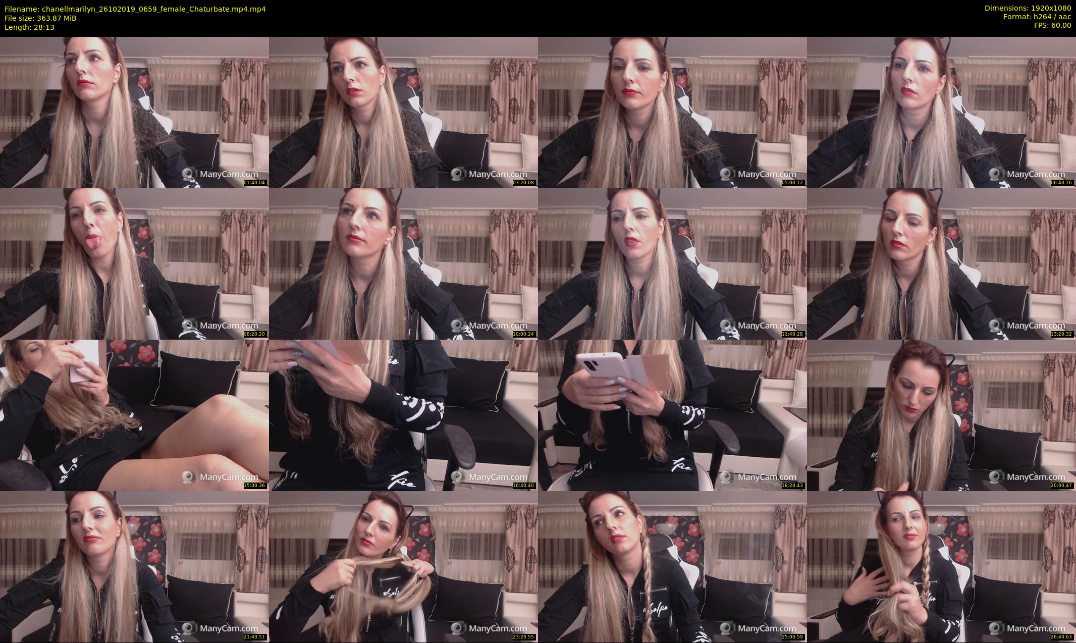 chanellmarilyn — 29 minute Chaturbate female cam show recording, 1080p, Oct 26, 2019