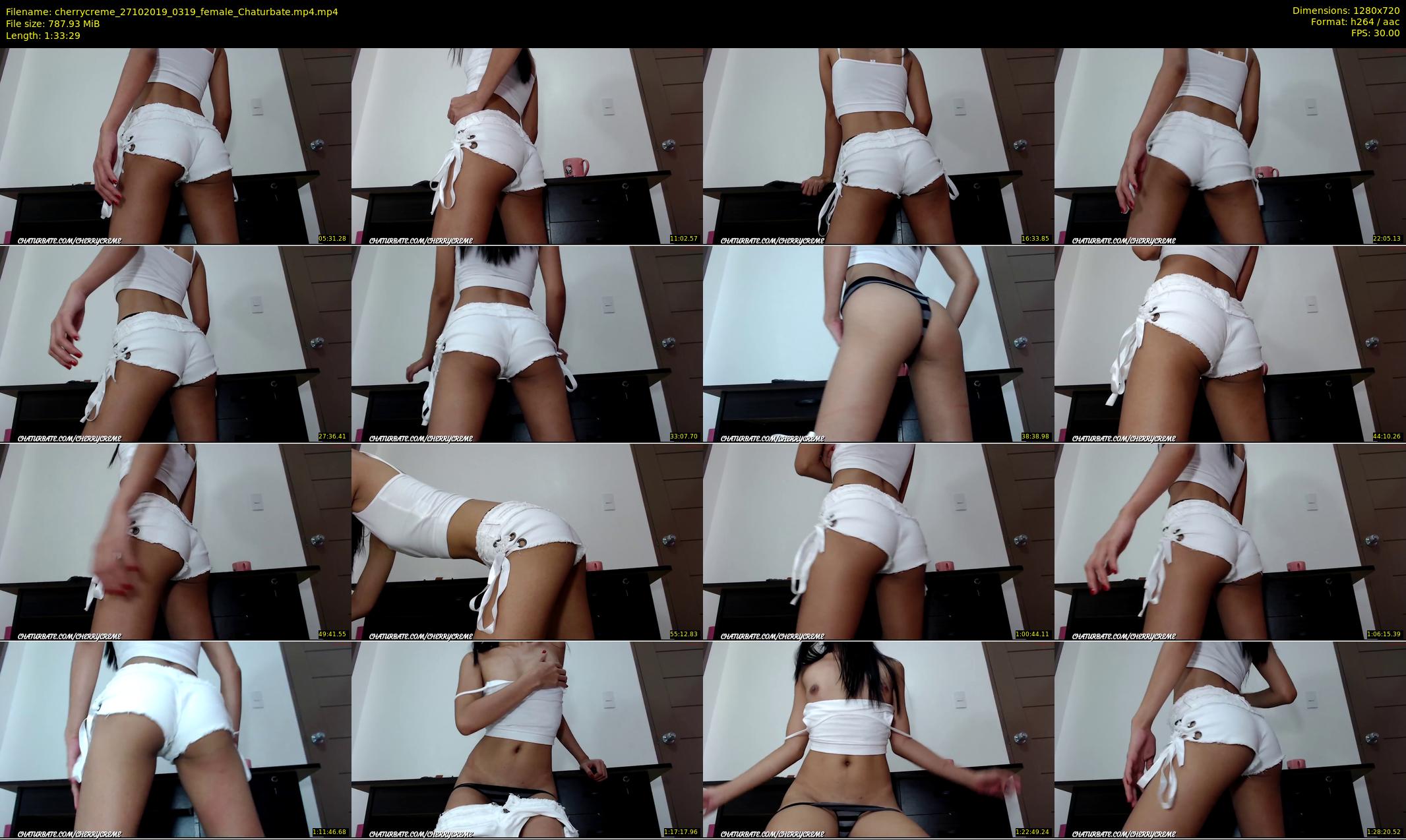 cherrycreme — 94 minute Chaturbate female cam show recording, 720p, Oct 27, 2019