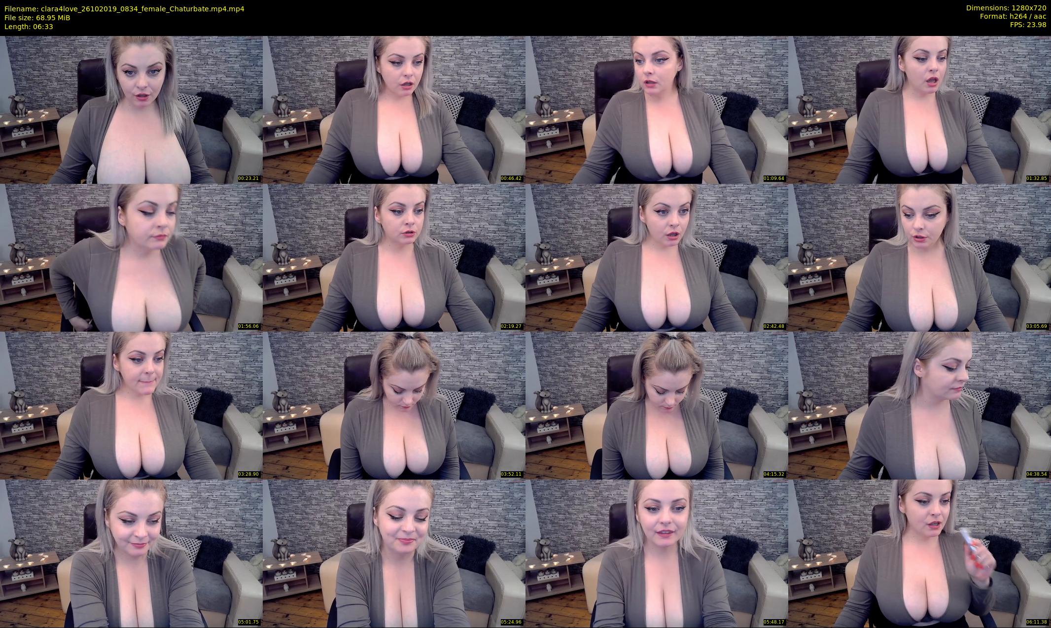 clara4love — 7 minute Chaturbate female cam show recording, 720p, Oct 26, 2019