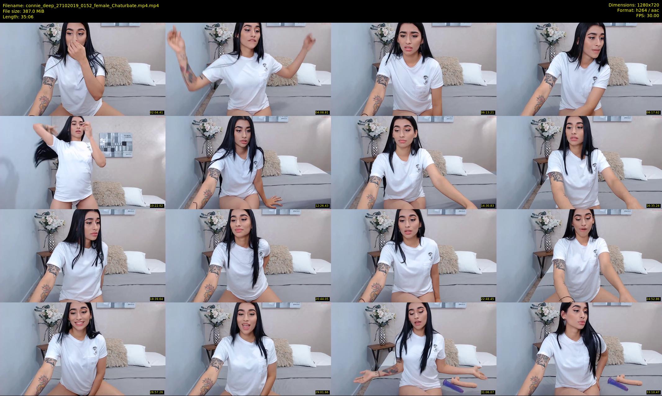 connie_deep — 36 minute Chaturbate female cam show recording, 720p, Oct 27, 2019
