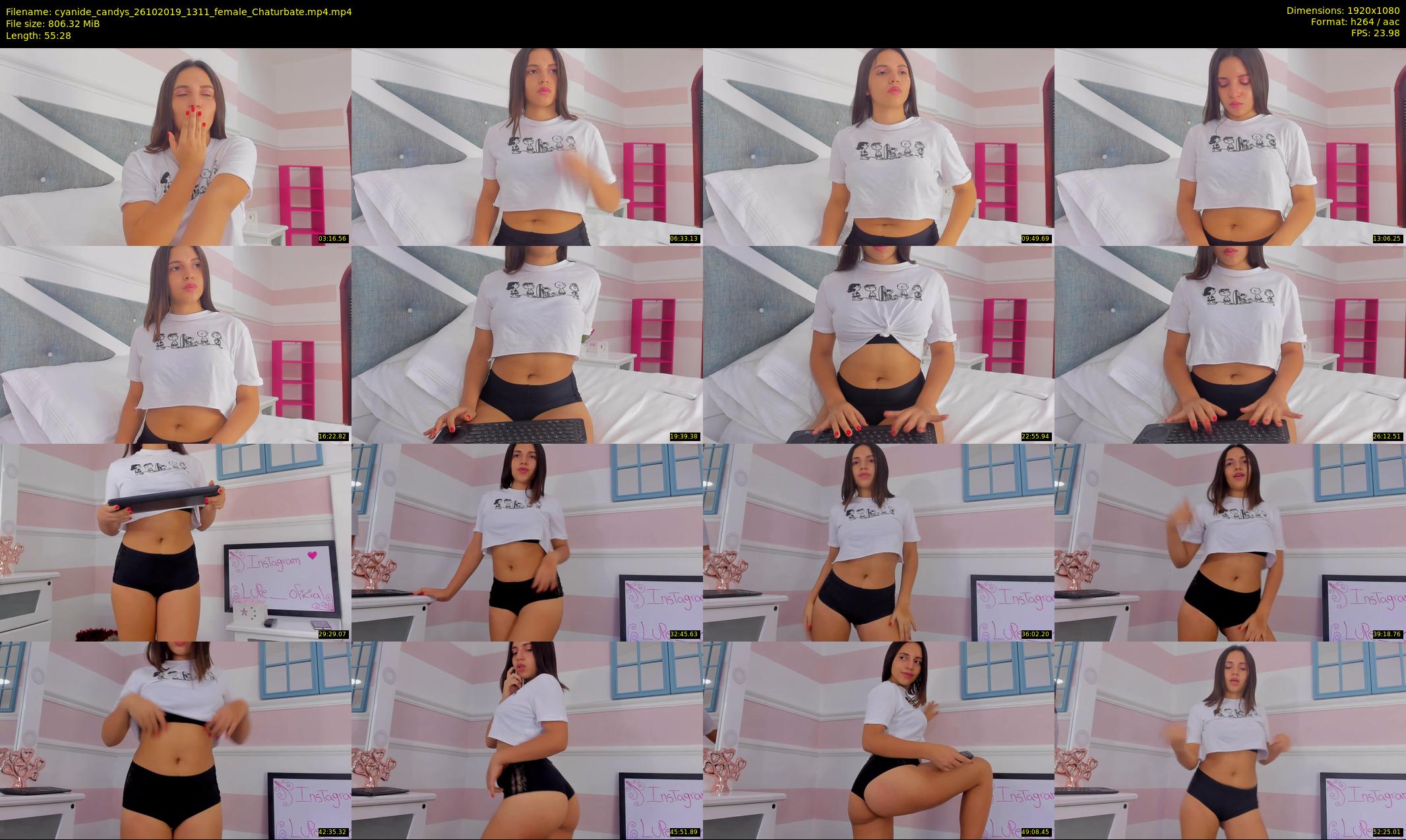 cyanide_candys — 56 minute Chaturbate female cam show recording, 1080p, Oct 26, 2019