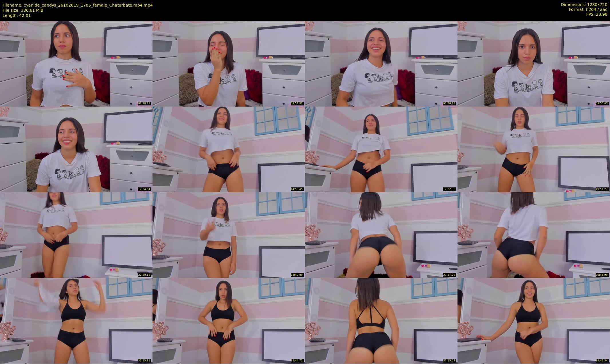 cyanide_candys — 43 minute Chaturbate female cam show recording, 720p, Oct 26, 2019