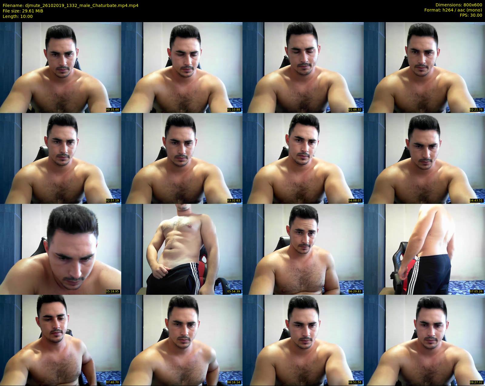 djmute — 10 minute Chaturbate male cam show recording, 480p, Oct 26, 2019