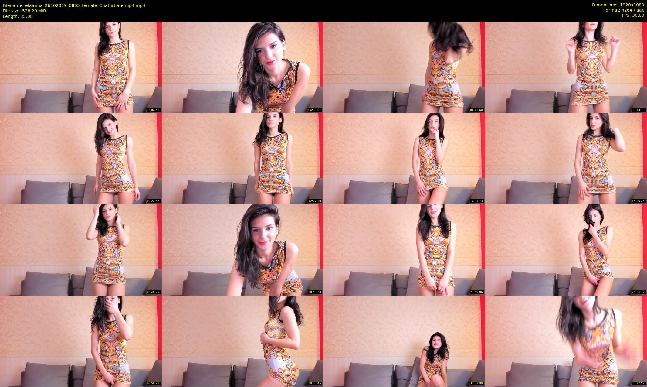 elaanna — 36 minute Chaturbate female cam show recording, 1080p, Oct 26, 2019