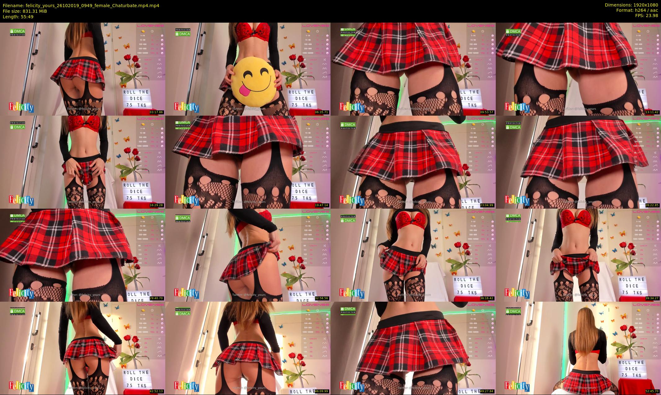 felicity_yours — 56 minute Chaturbate female cam show recording, 1080p, Oct 26, 2019
