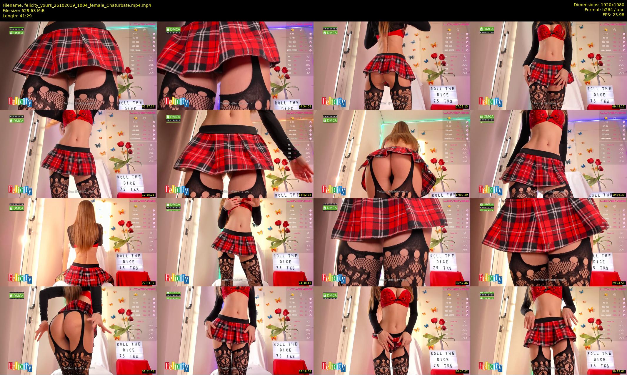 felicity_yours — 42 minute Chaturbate female cam show recording, 1080p, Oct 26, 2019