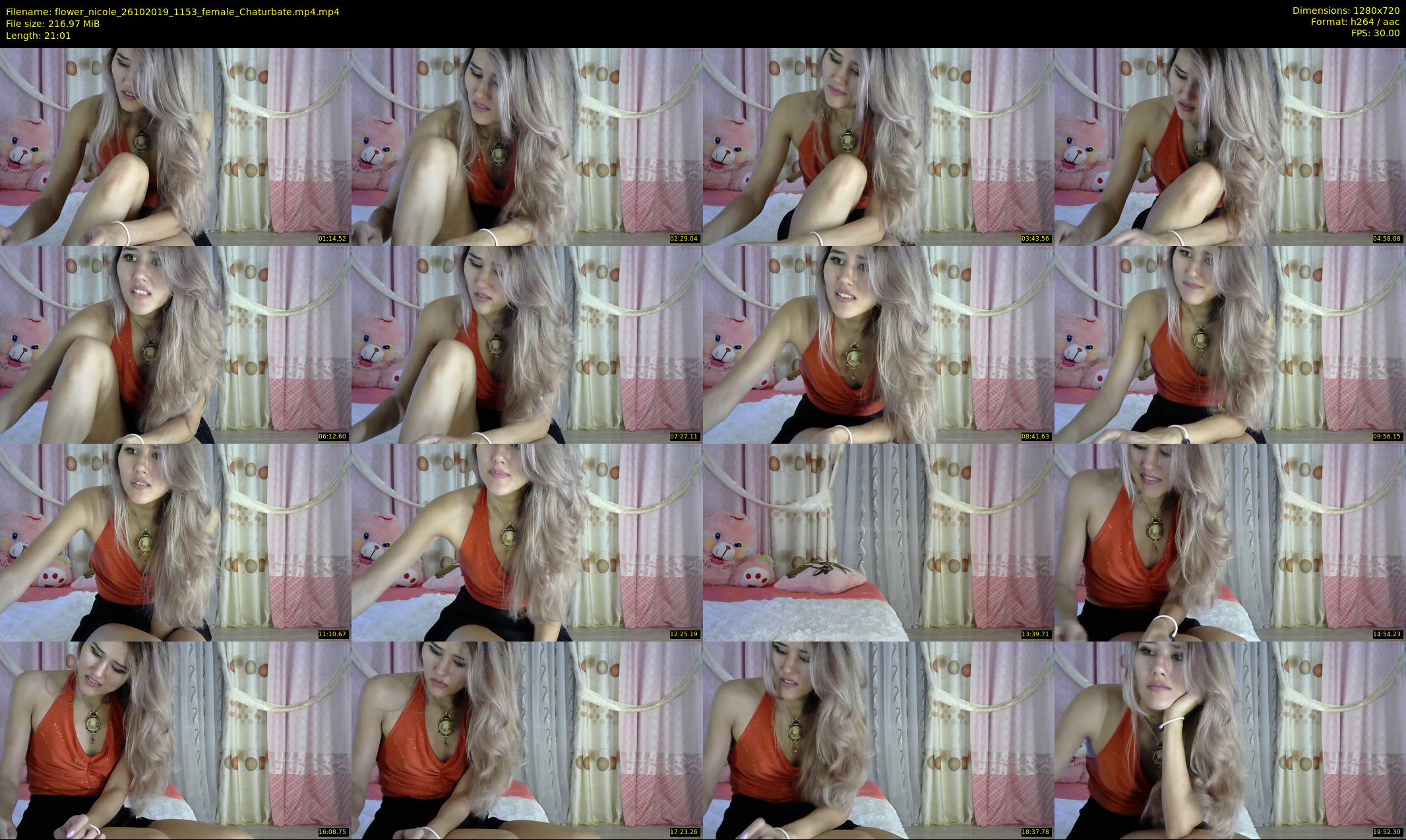 flower_nicole — 22 minute Chaturbate female cam show recording, 720p, Oct 26, 2019
