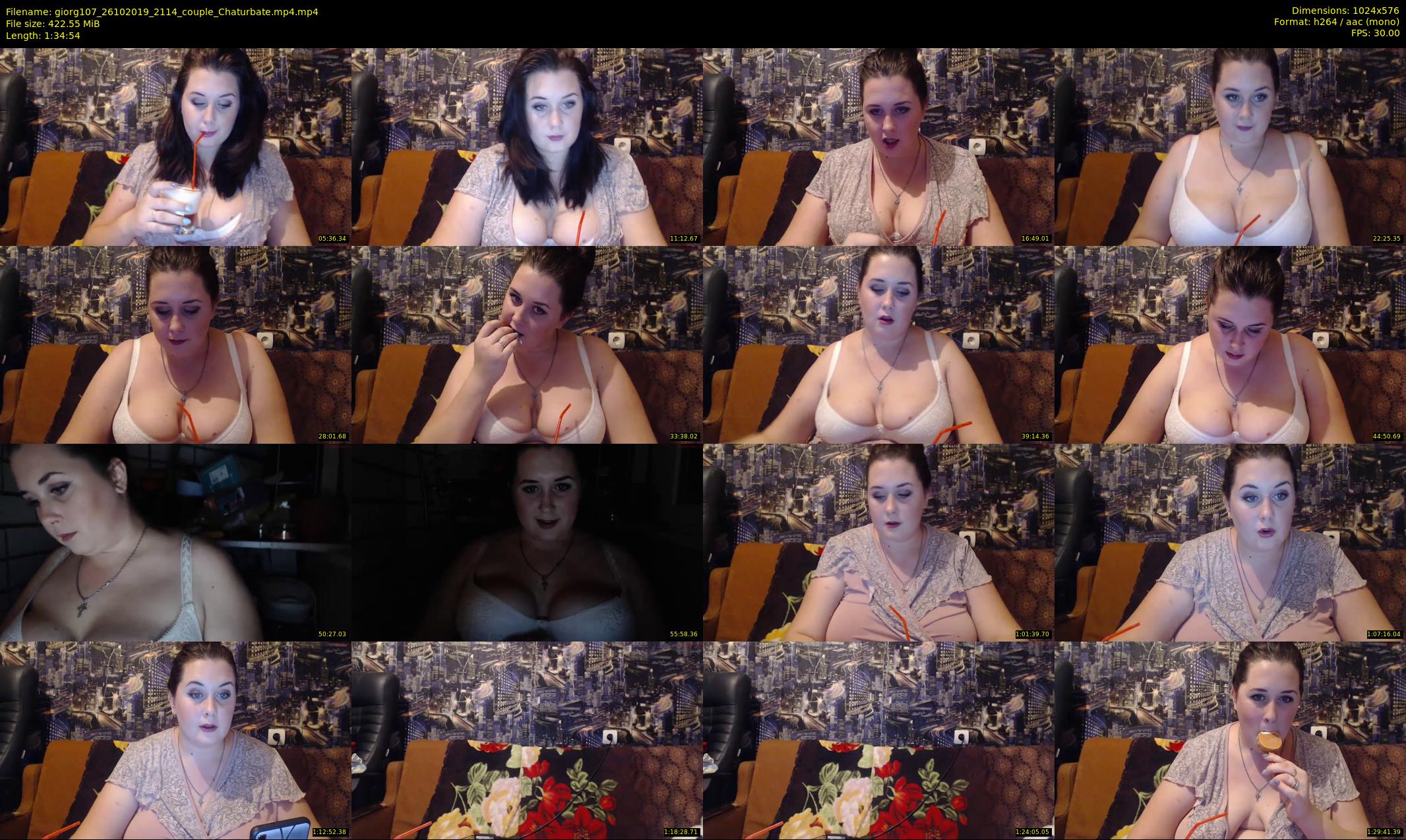 giorg107 — 95 minute Chaturbate couple cam show recording, 480p, Oct 26, 2019