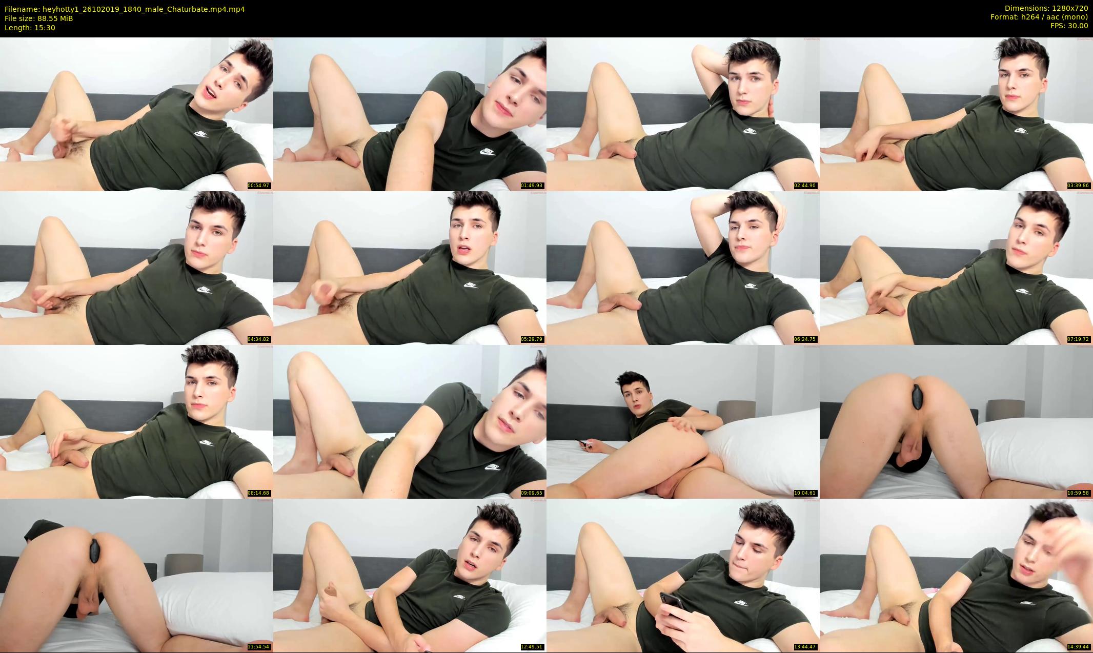 heyhotty1 — 16 minute Chaturbate male cam show recording, 720p, Oct 26, 2019
