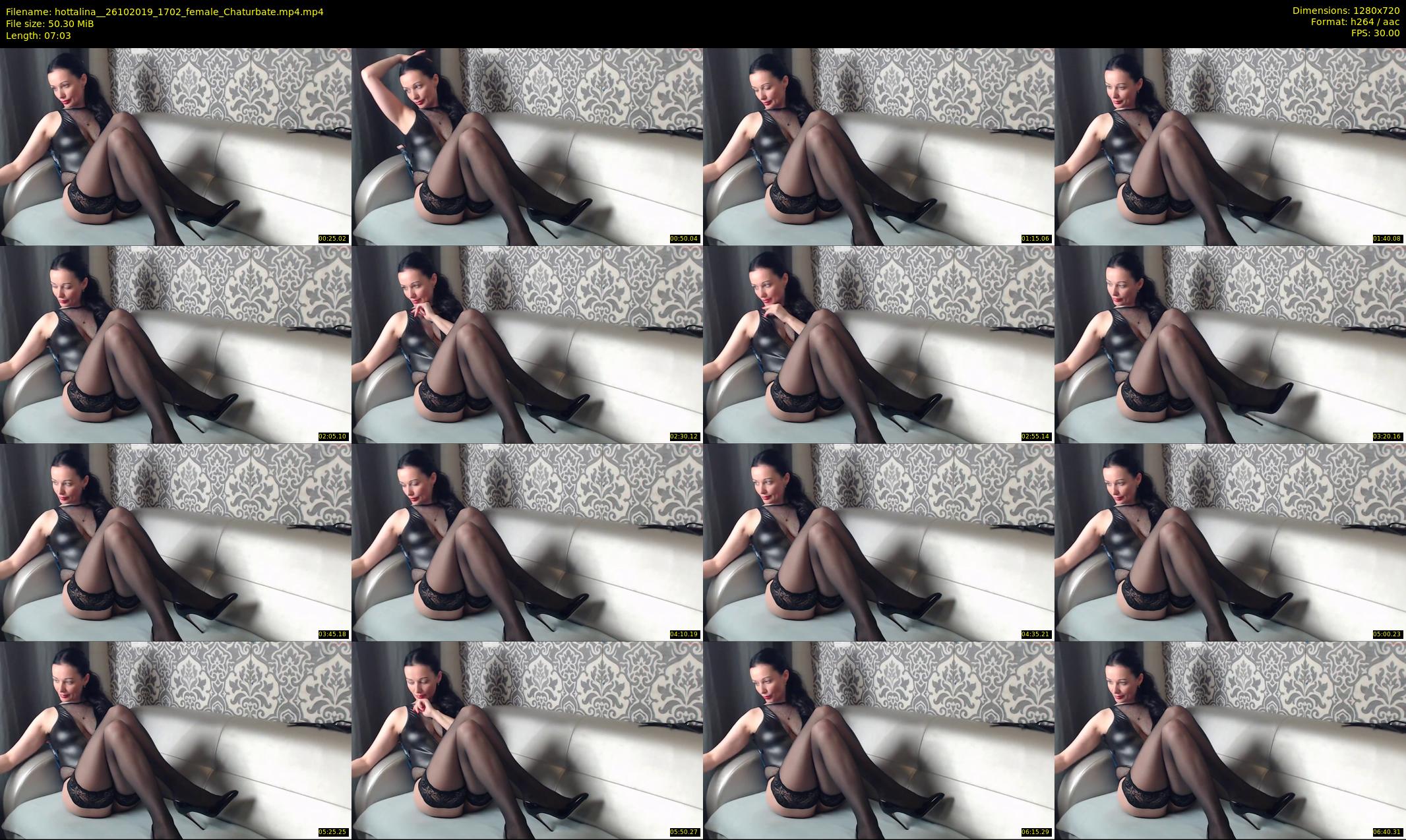 hottalina_ — 8 minute Chaturbate female cam show recording, 720p, Oct 26, 2019